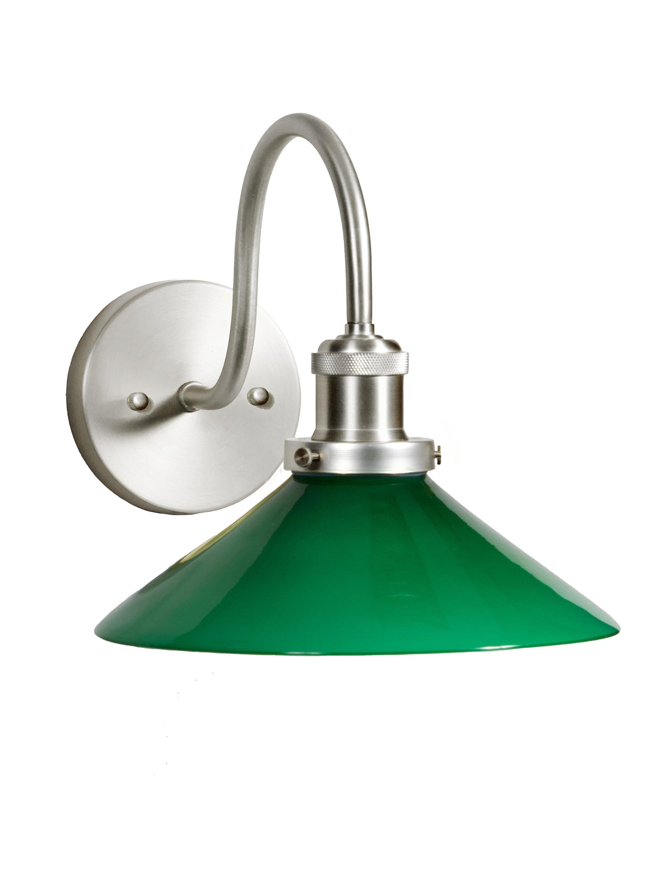 PR Home August Vägglampa Grön Krom 25cm