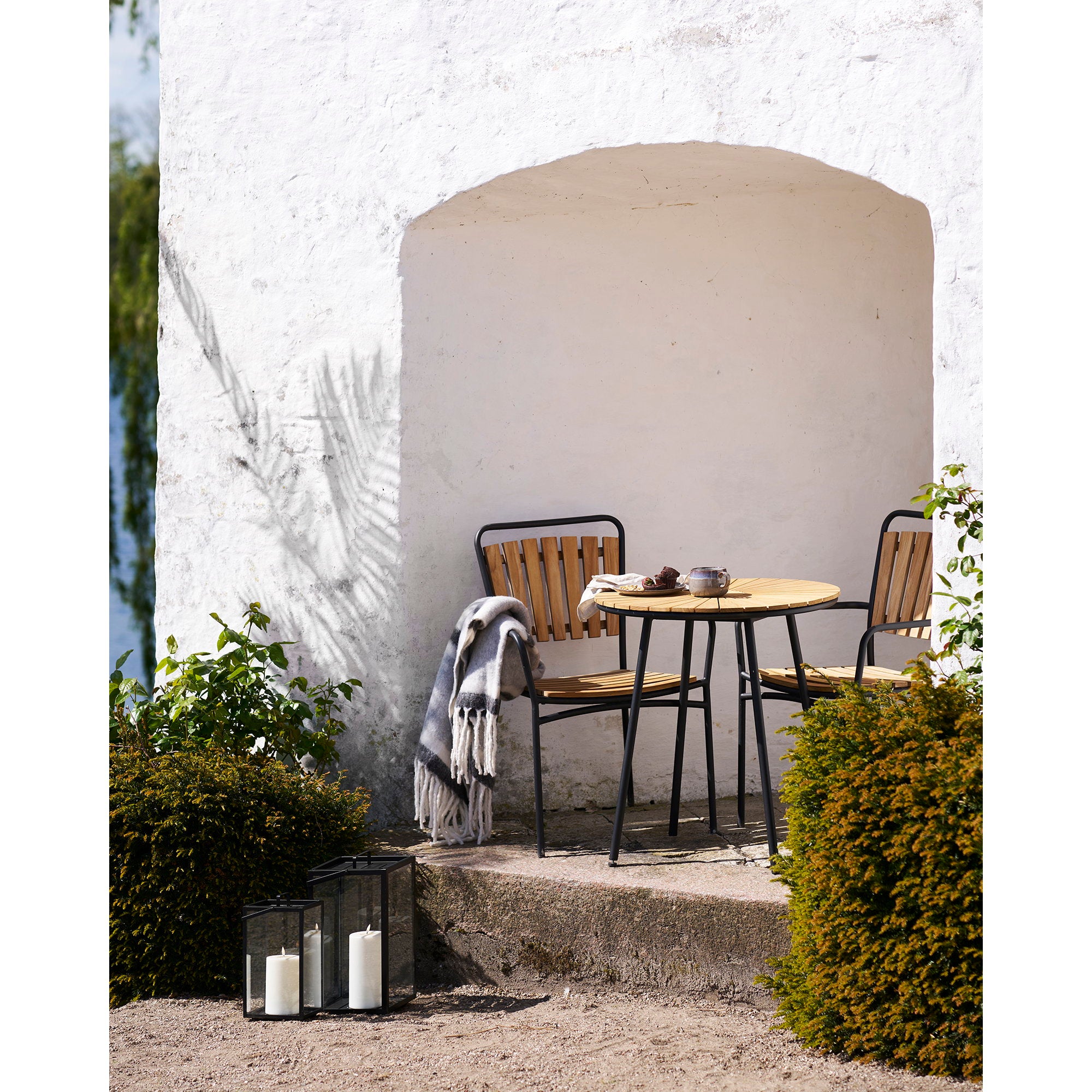House Nordic Carmel Plaid Grå / Vit