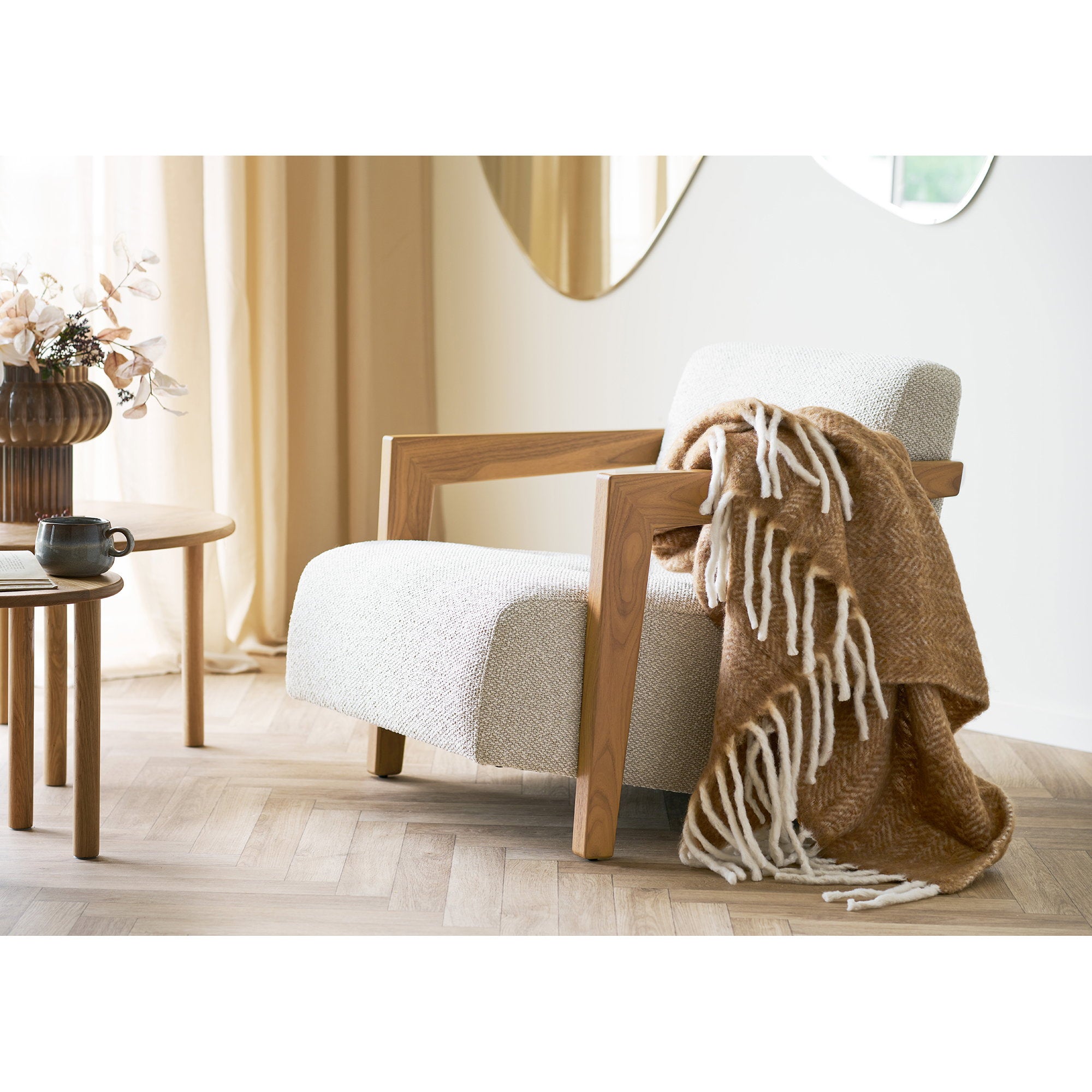 House Nordic Carmel Plaid Tan