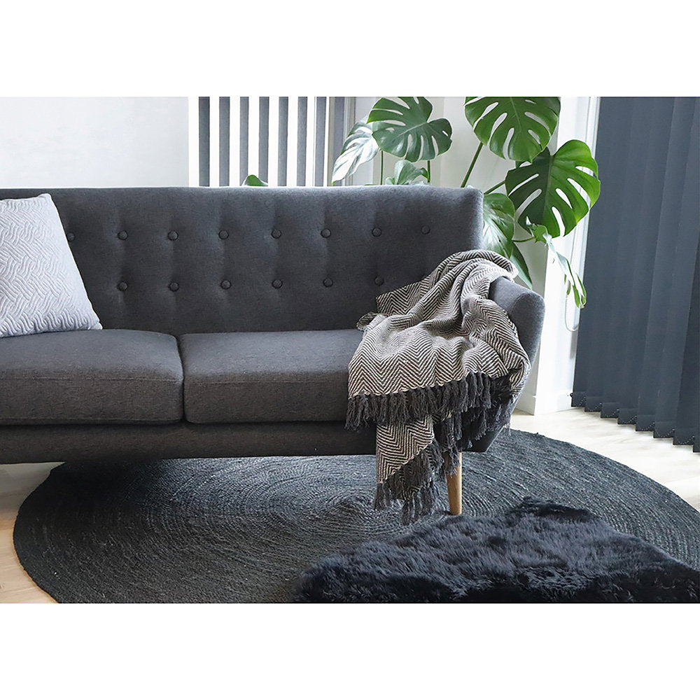 House Nordic Lambskin Svart