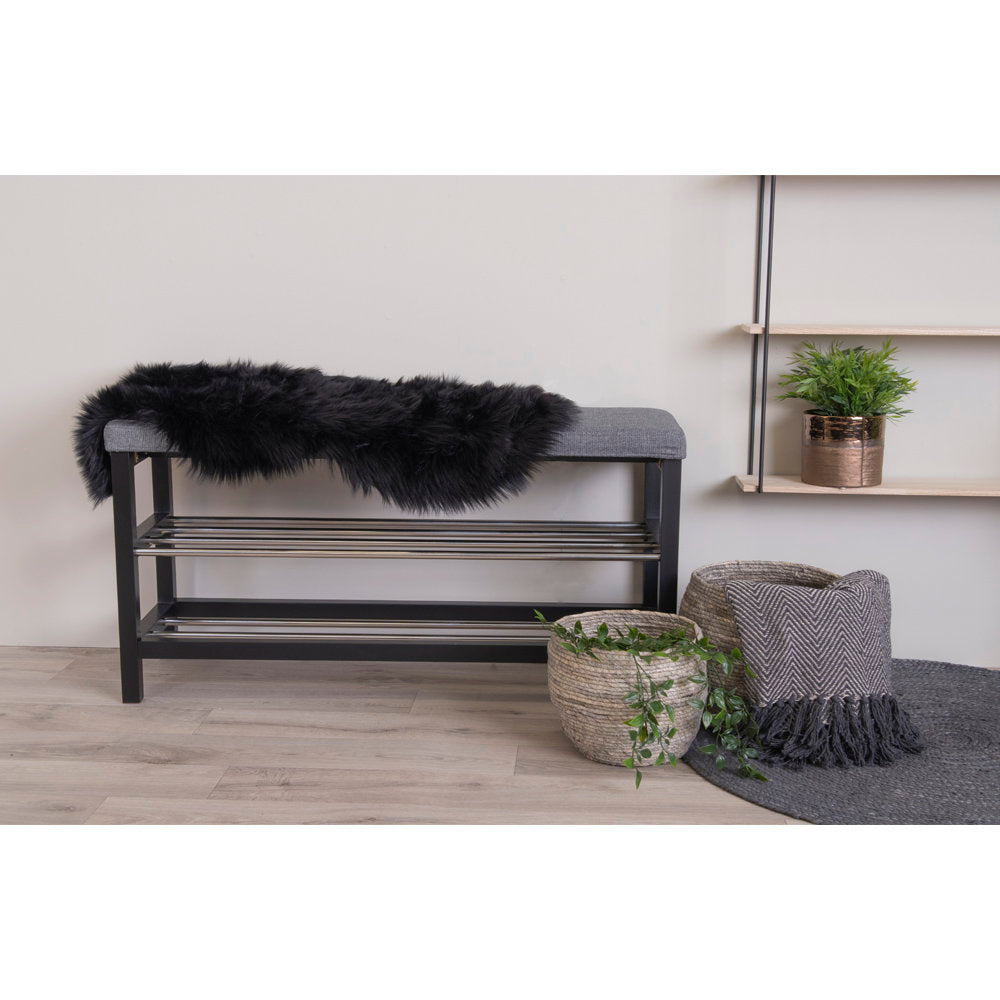 House Nordic Lambskin Artificial Svart