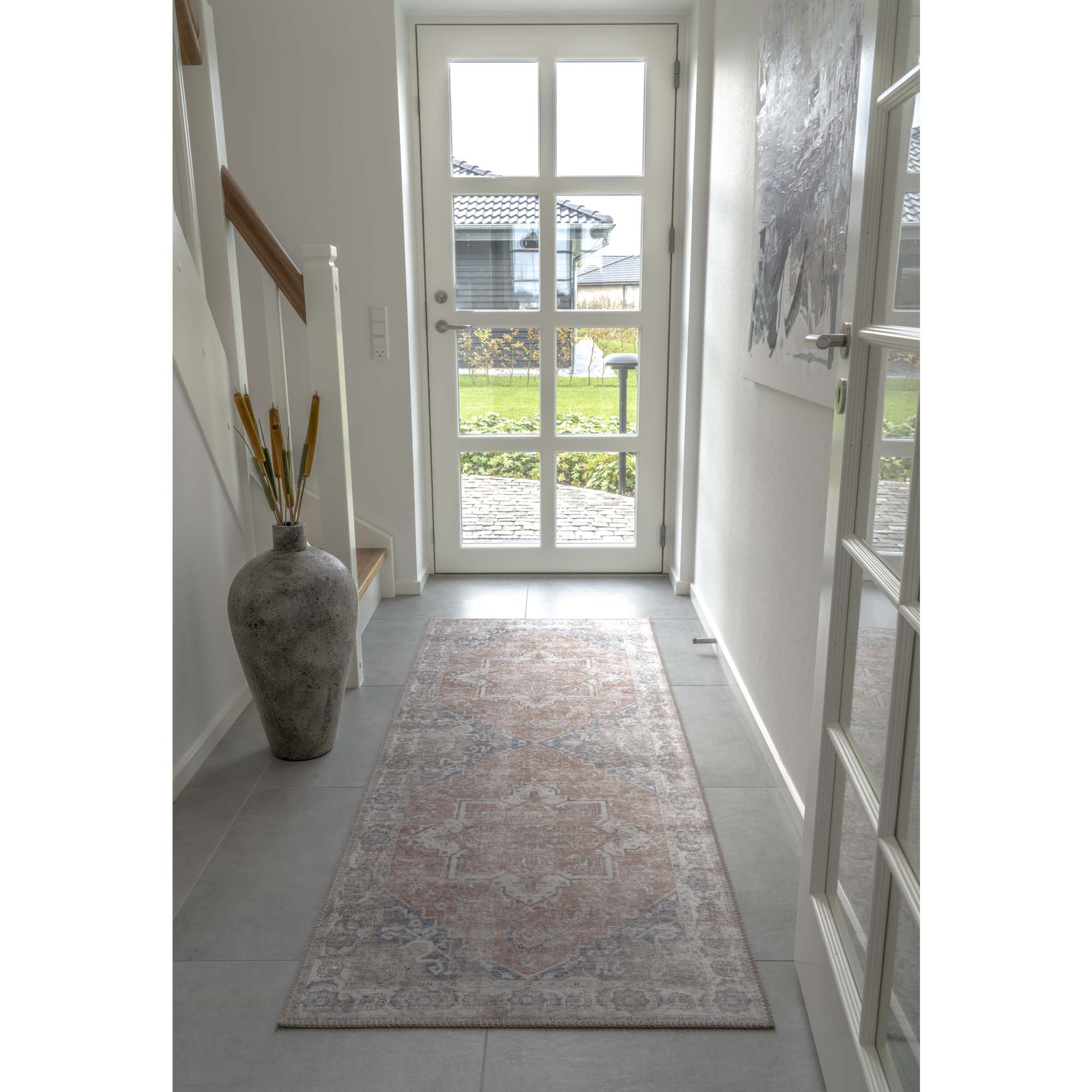 House Nordic Havana Hallway Runner Blå / Orange