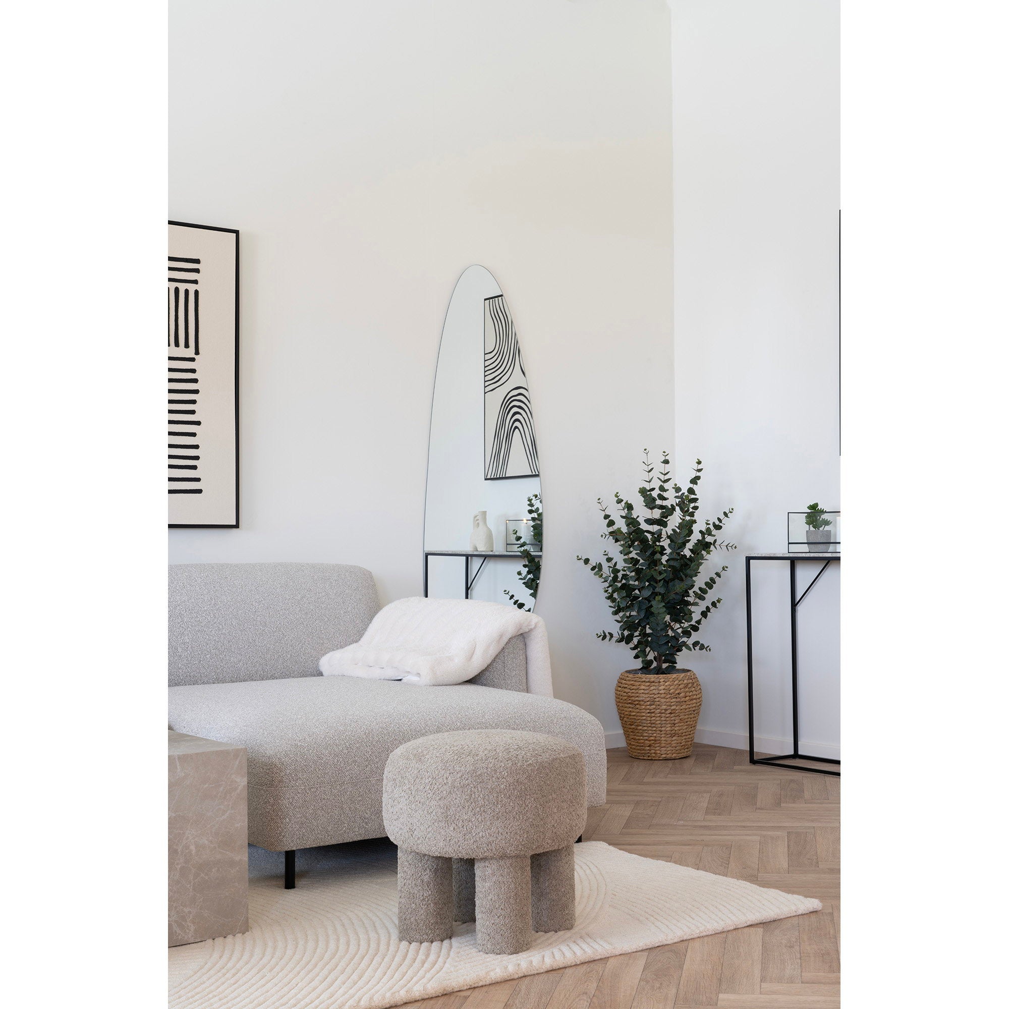 House Nordic Pune Matta Ivory