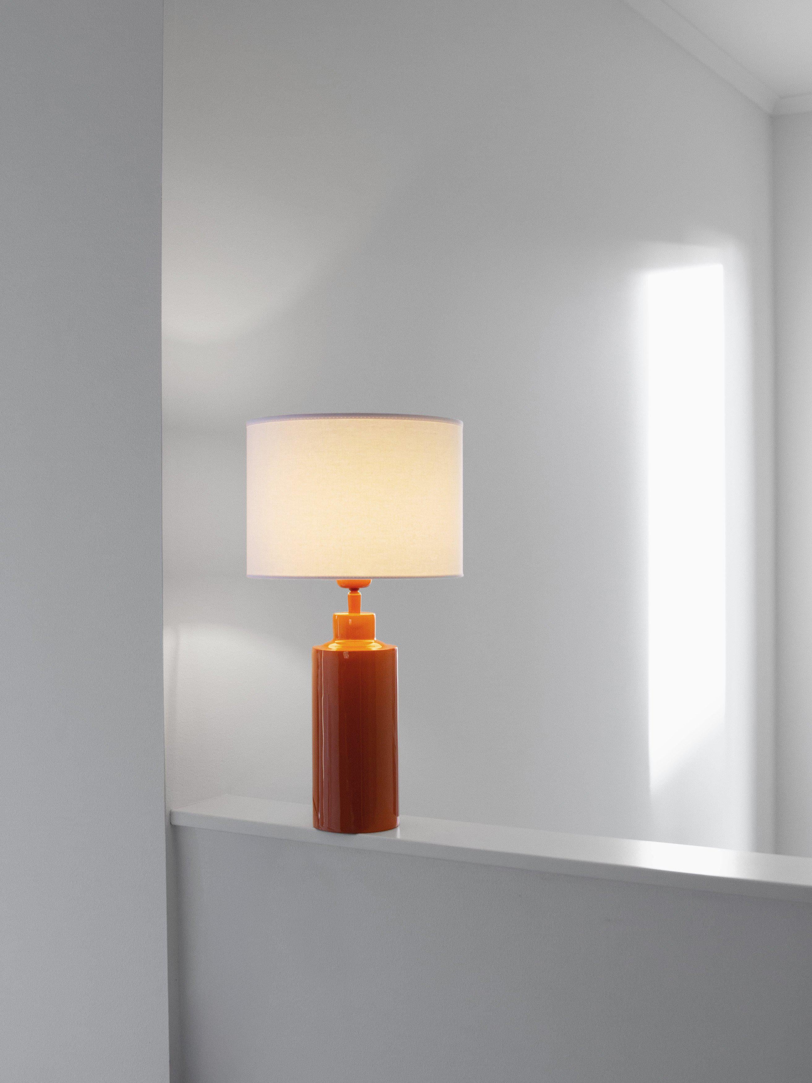 PR Home Solo Bordslampa Blank orange 46cm