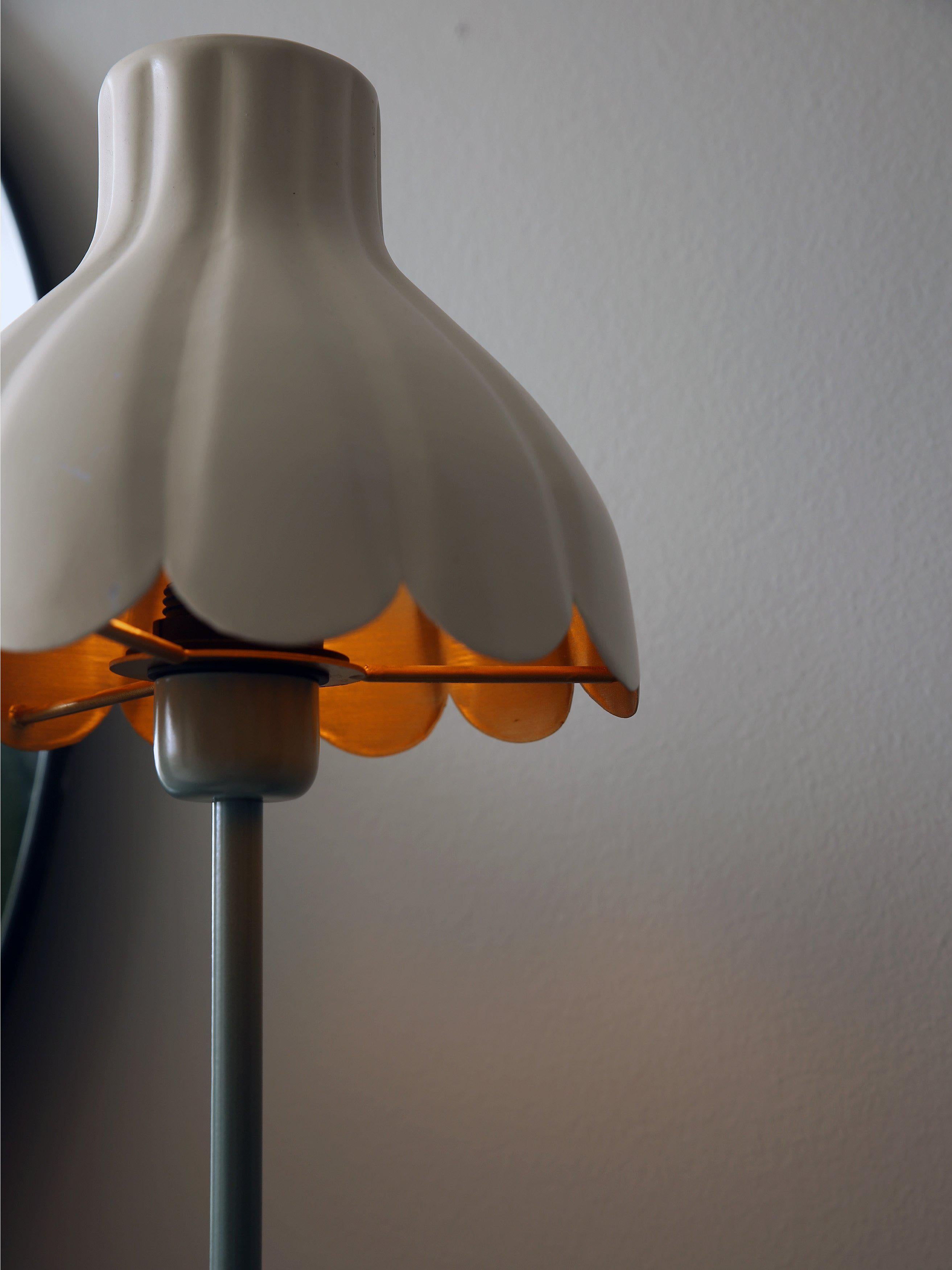 PR Home Wera bordslampa Offwhite/grön 47cm