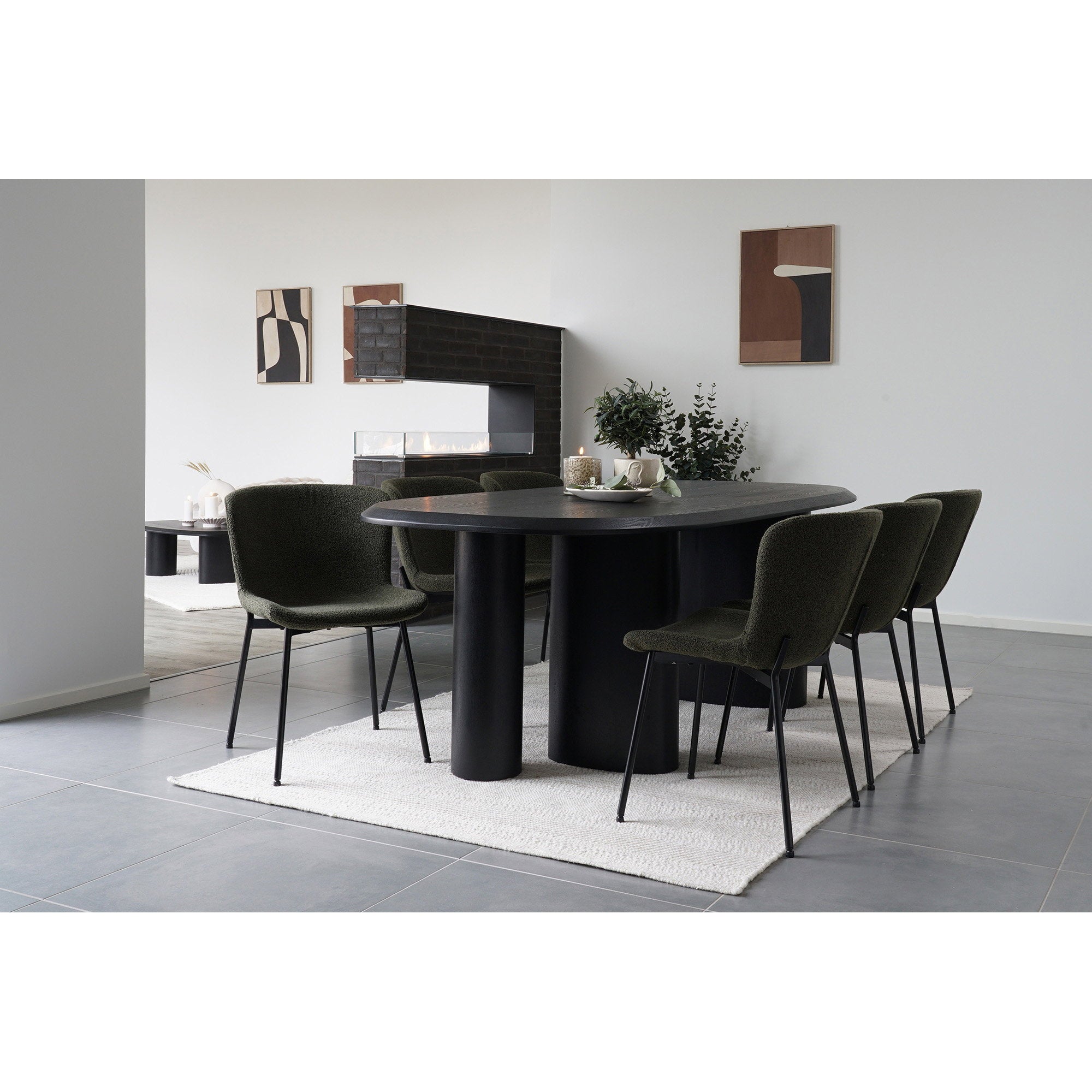 House Nordic Ljusstake Light Brun