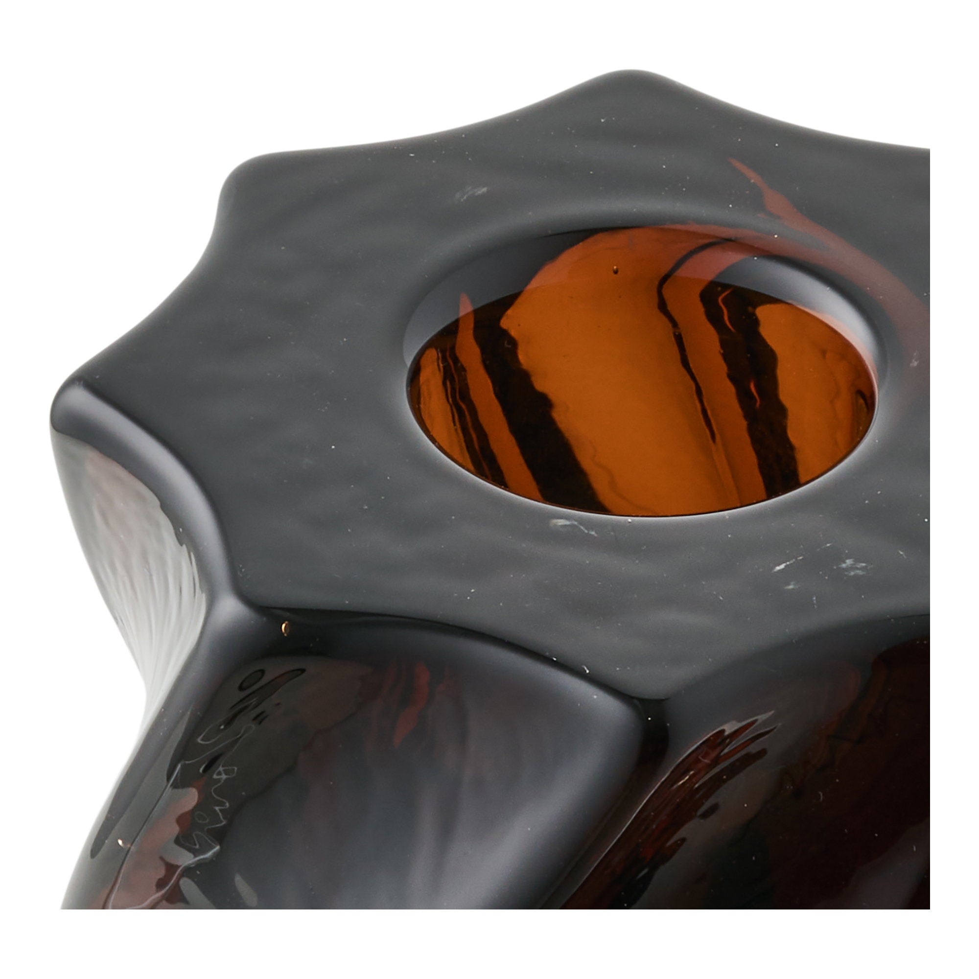House Nordic Ljusstake Smoked Brun