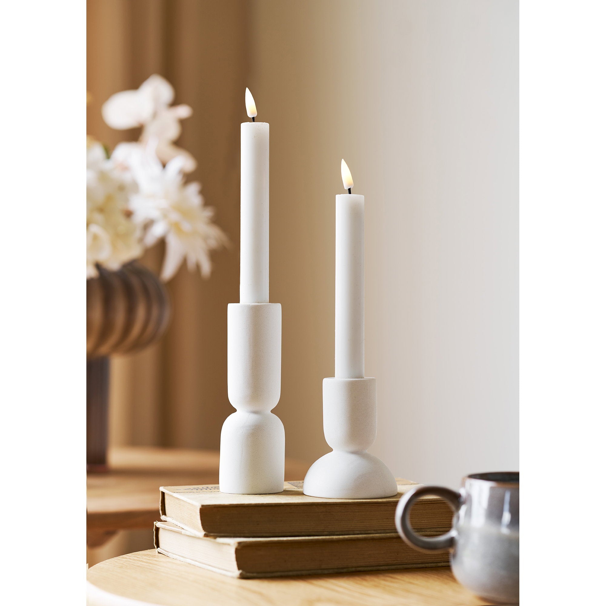 House Nordic Ljusstake Vit