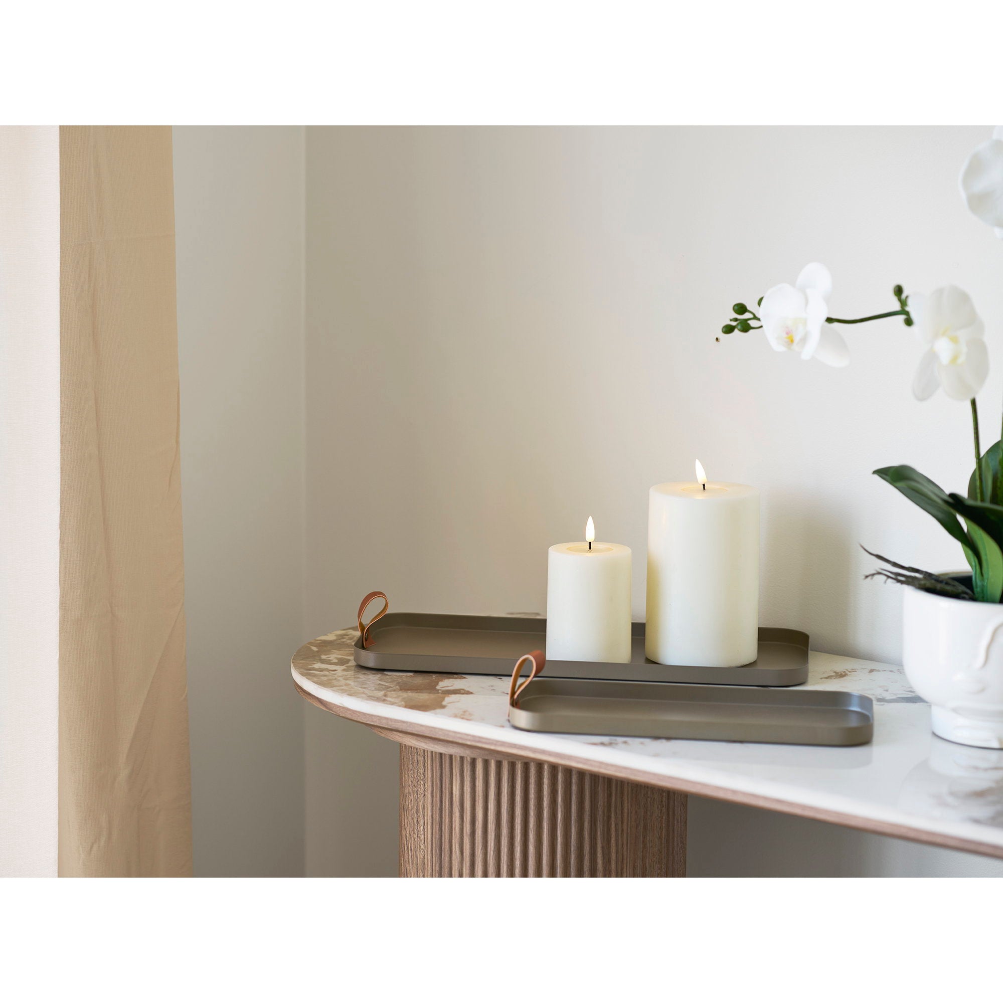 House Nordic Bricka Brun