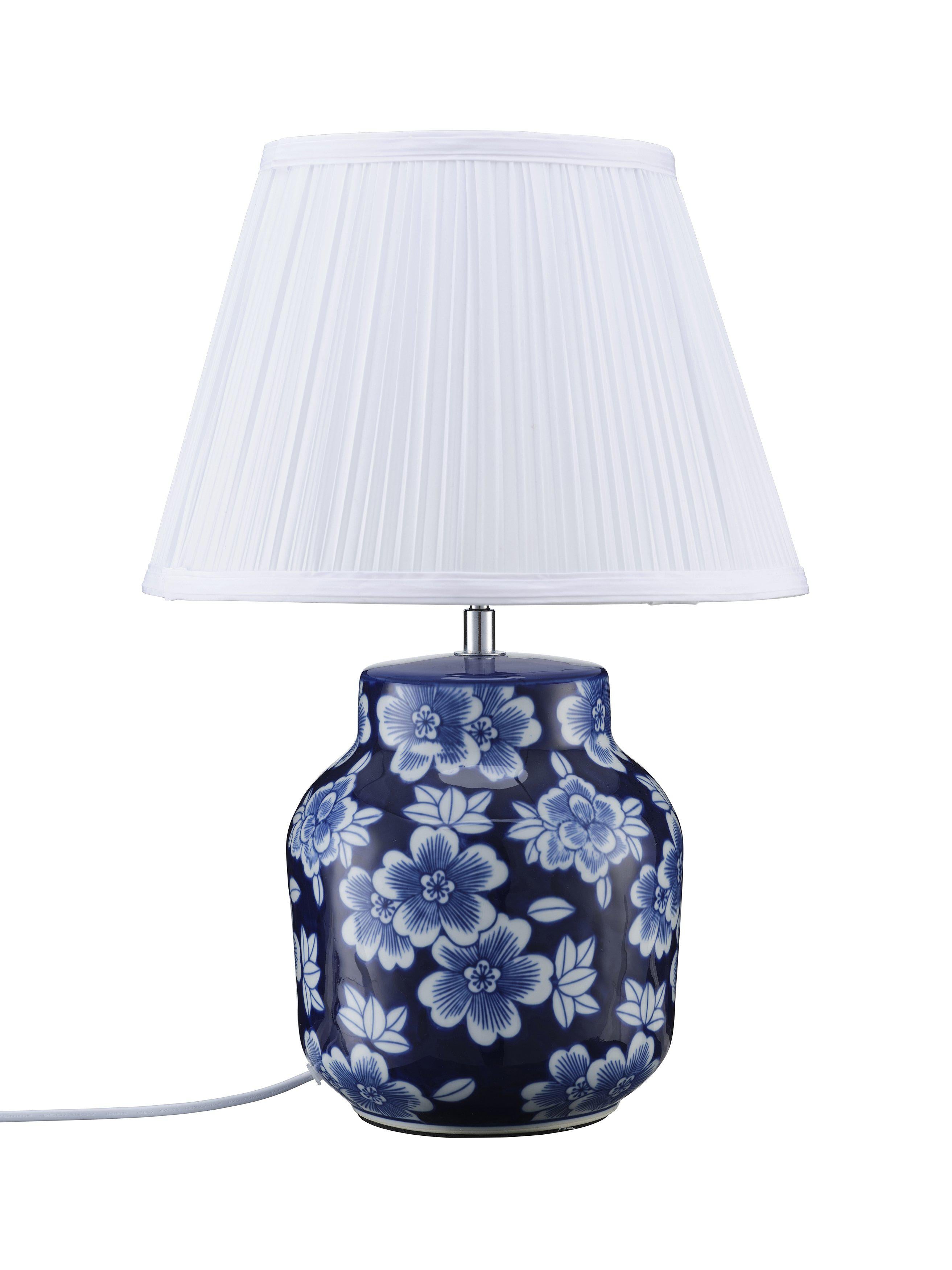 PR Home Fanny bordslampa Blå/vit 47cm