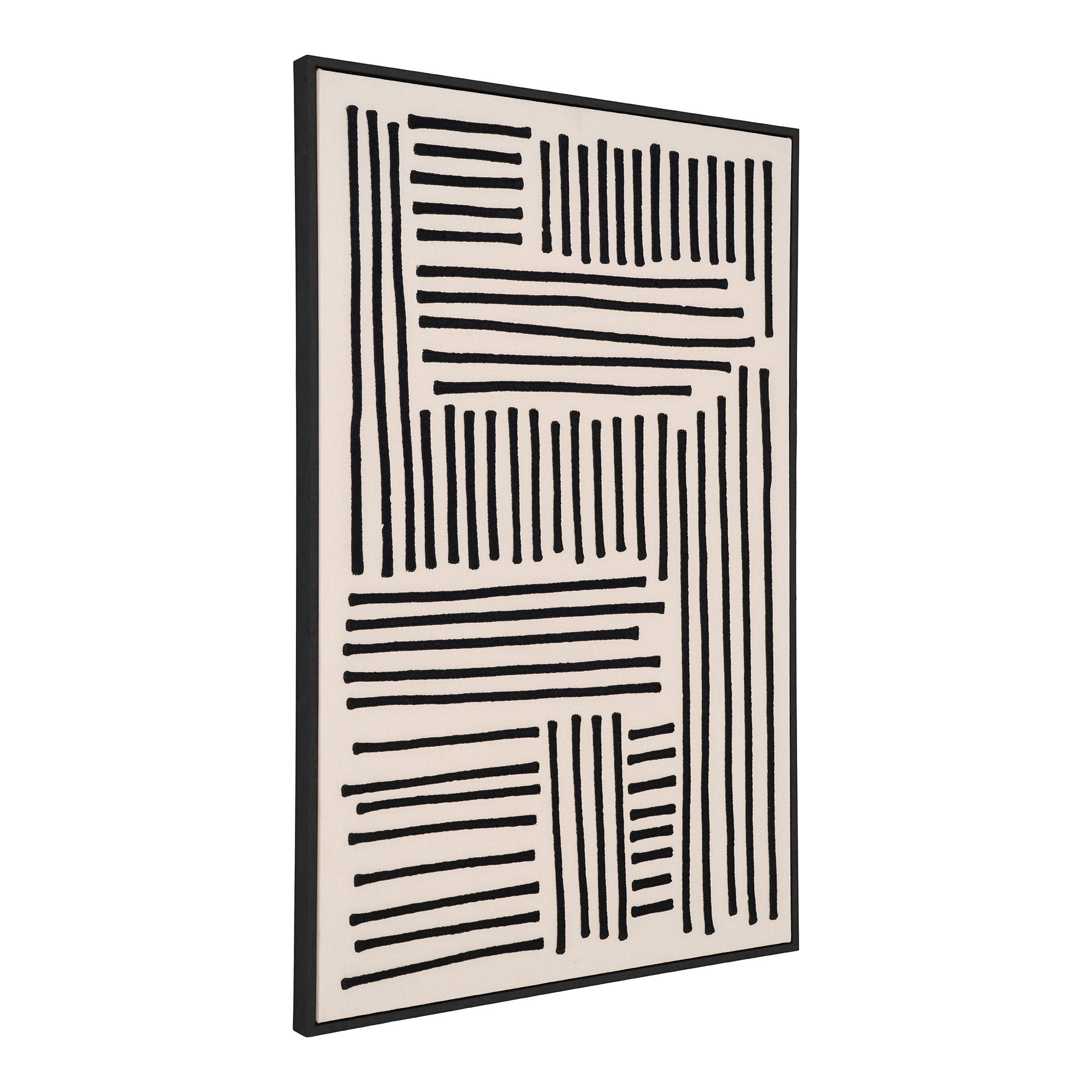 House Nordic Lipari Canvas Print Svart / Beige