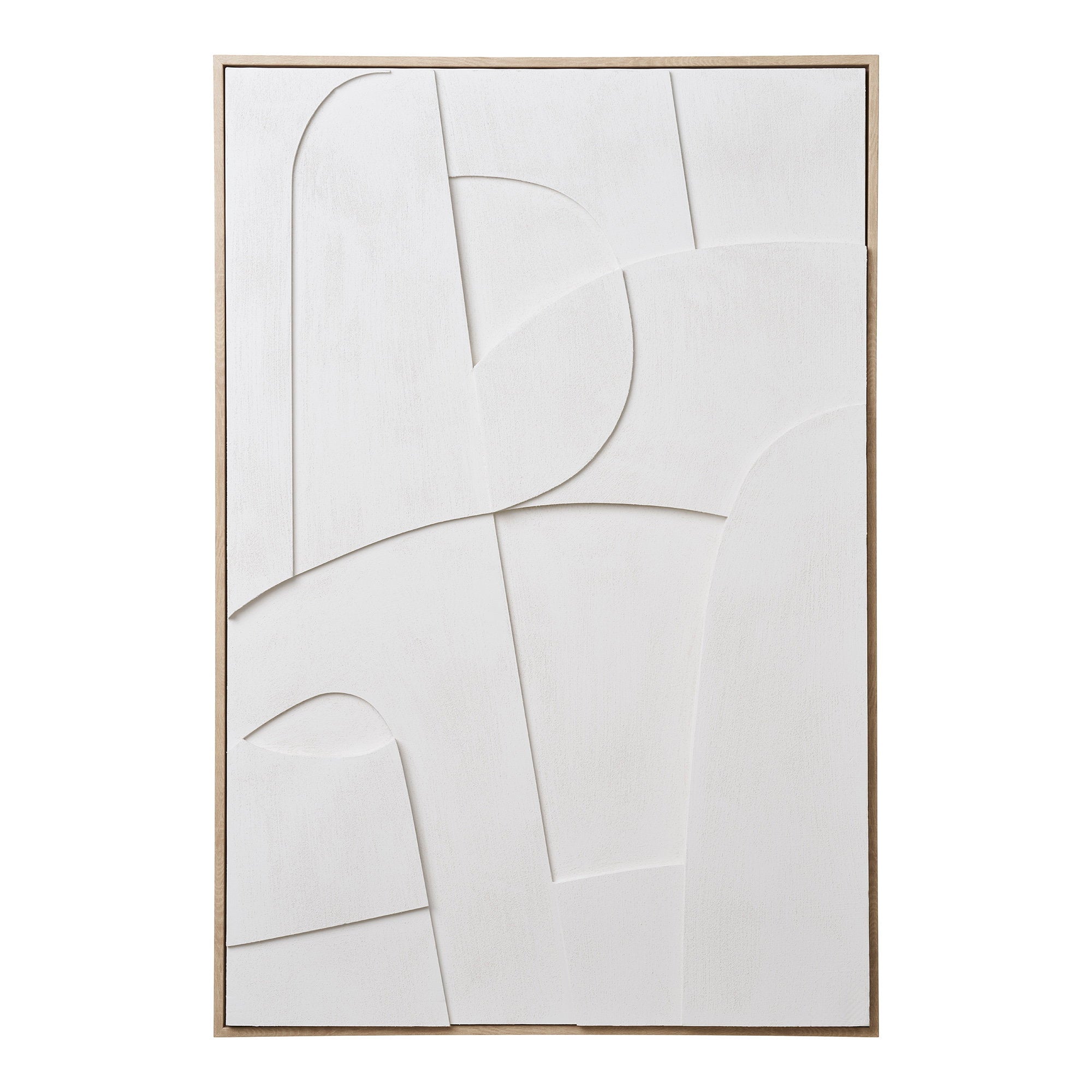 House Nordic Madeline Relief Wall Decoration Vit