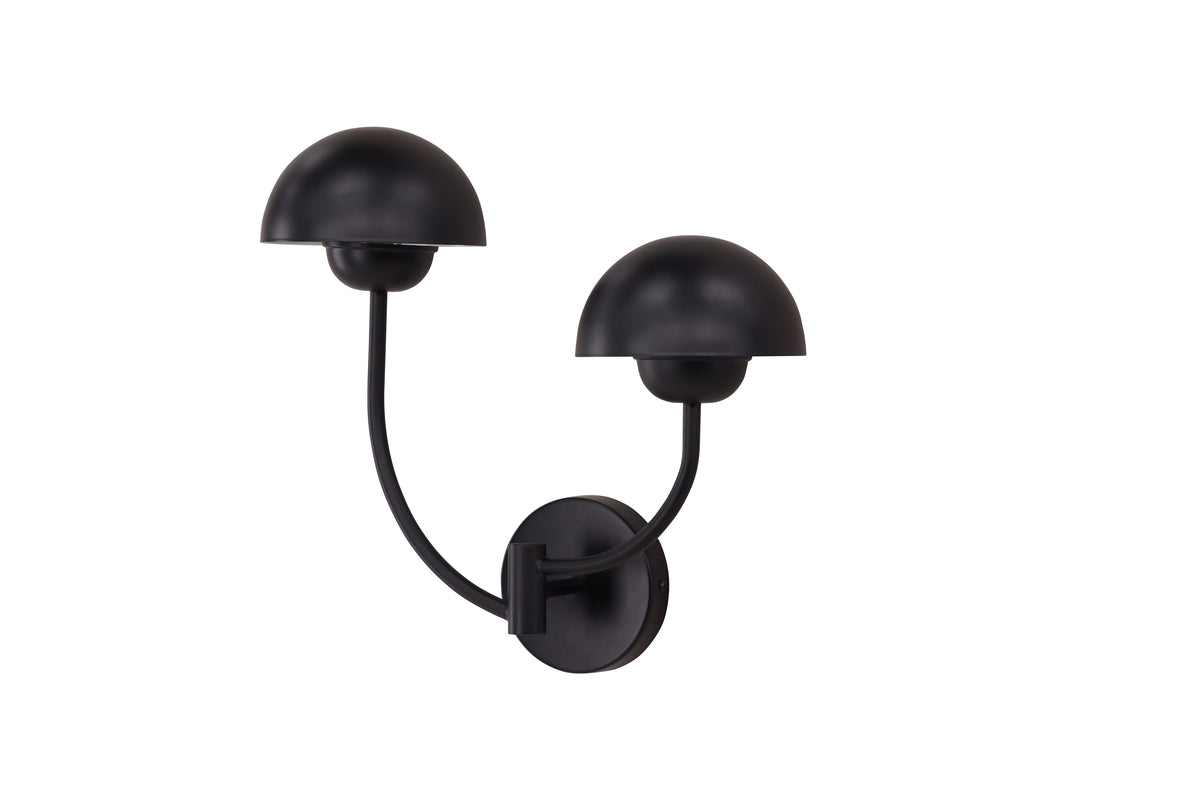 Vind Lyckorna Vägglampor Svart