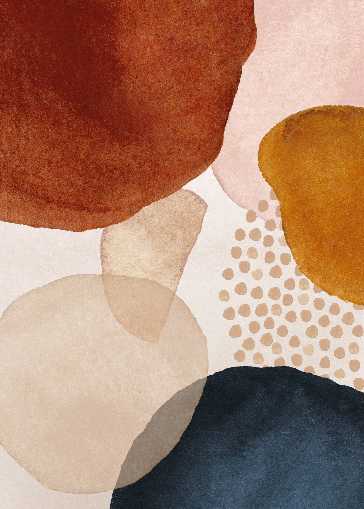 Venture Home Circles Posters 30x40 Beige