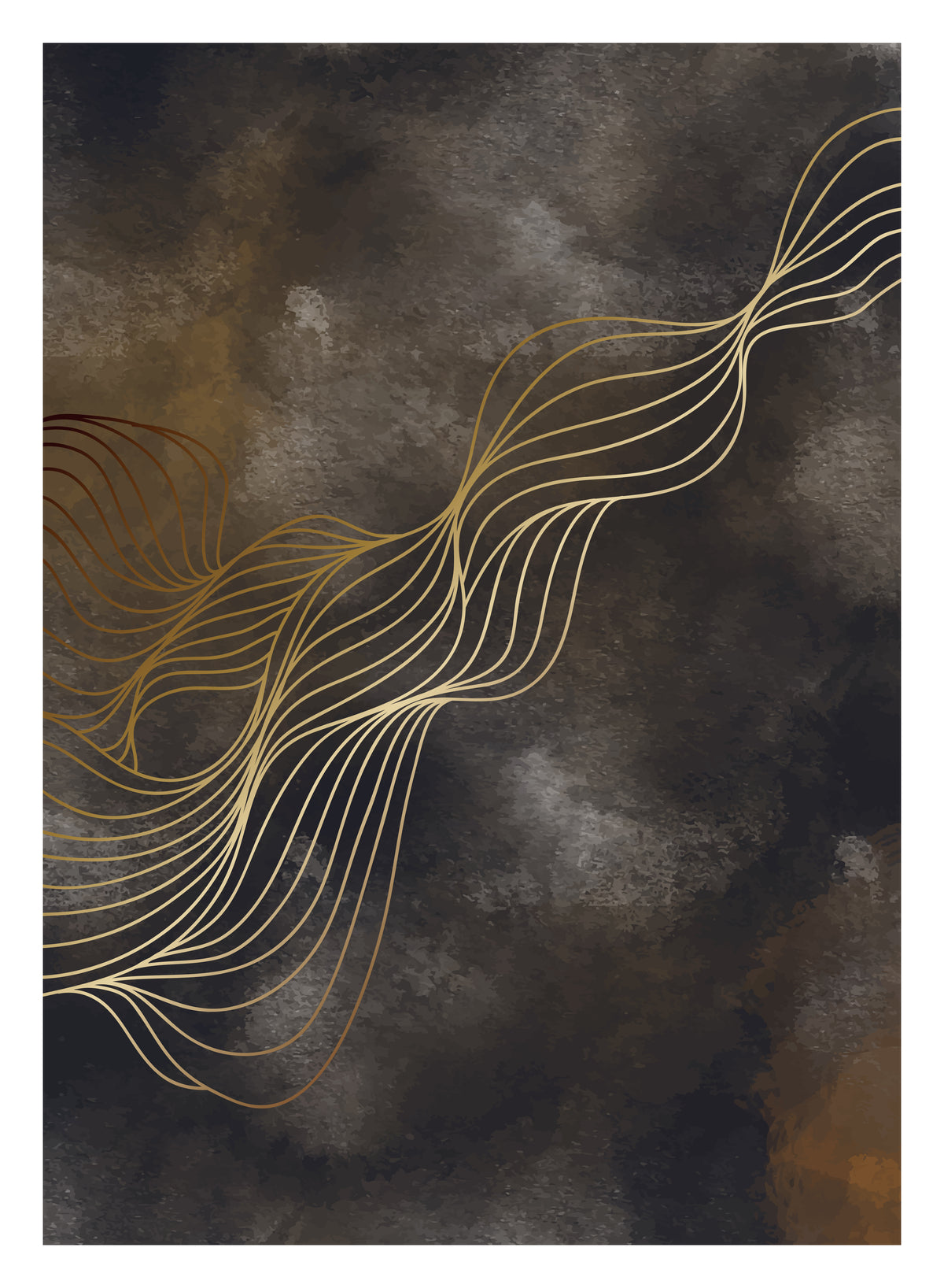 Venture Home Wave Posters 50x70 Flerfärgad