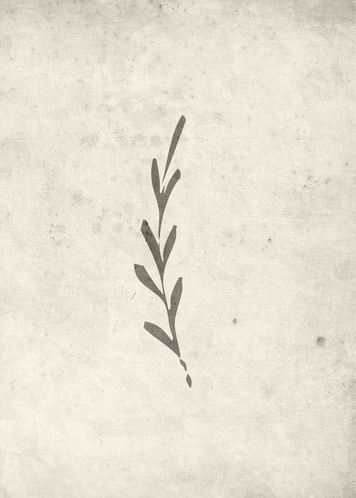 Venture Home Autumn leaf Posters 50x70 Beige