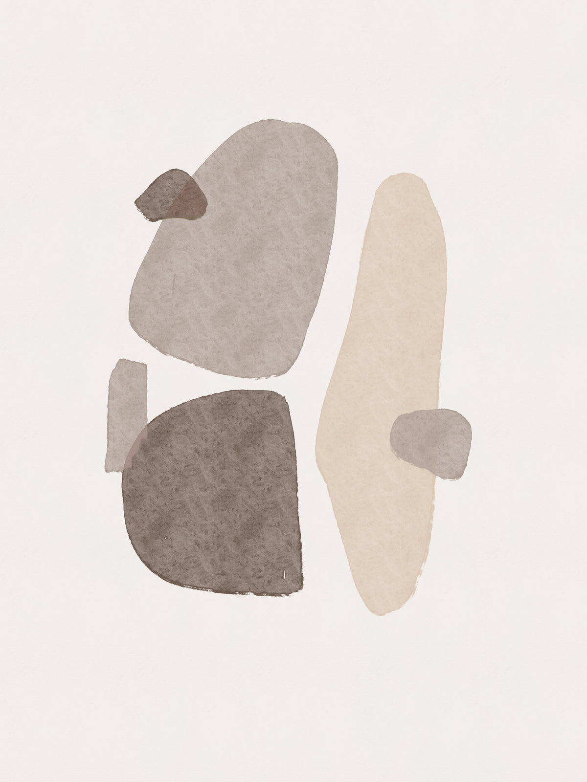 Venture Home Shapes Posters 30x40 Beige