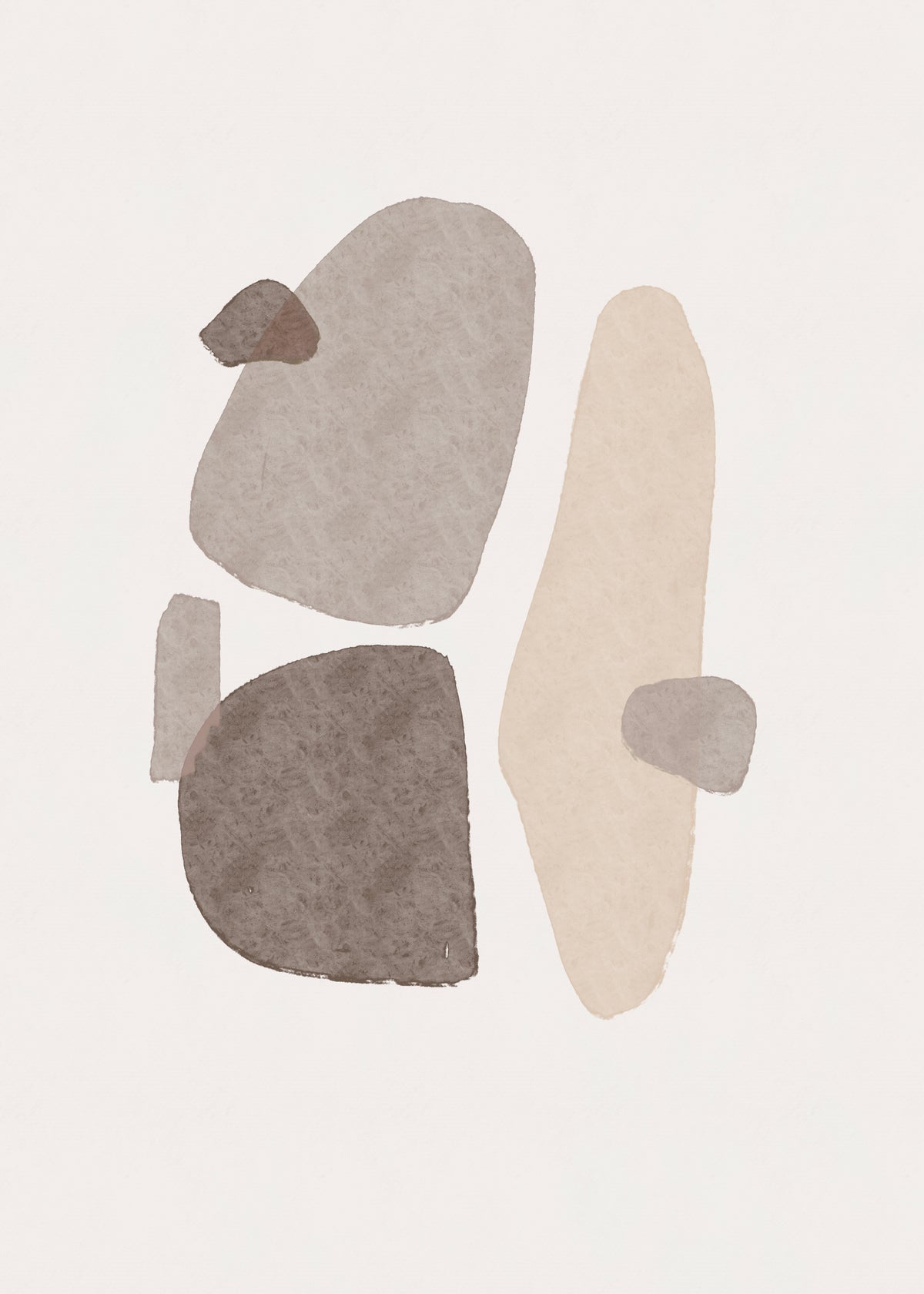 Venture Home Shapes Posters 50x70 Beige