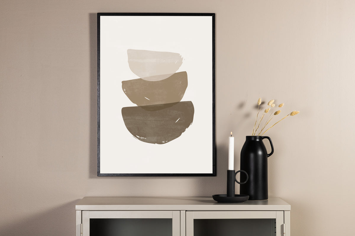 Venture Home Brush strokes Posters 30x40 Beige