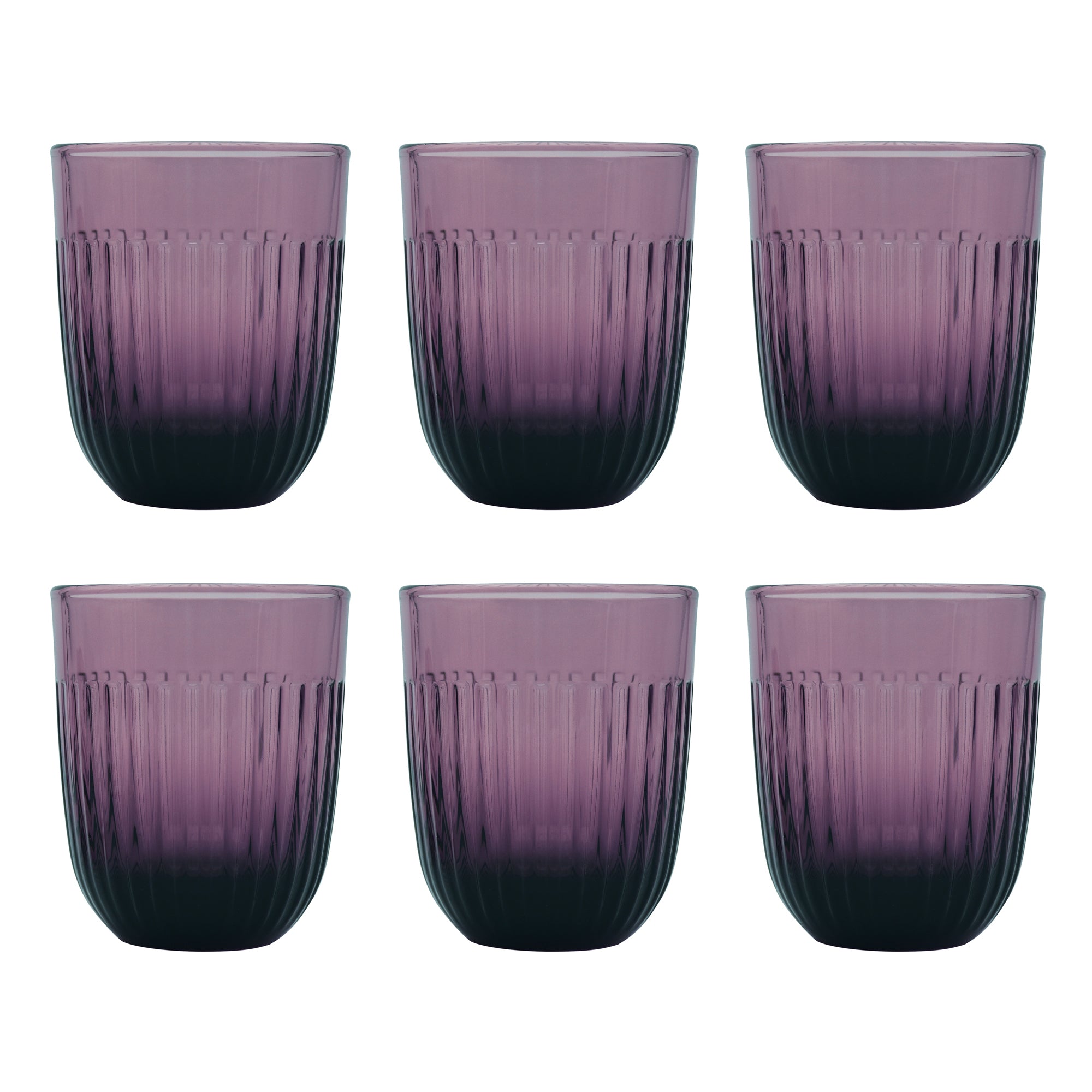 La Rochère Vattenglas Ouessant Aubergine 6 st
