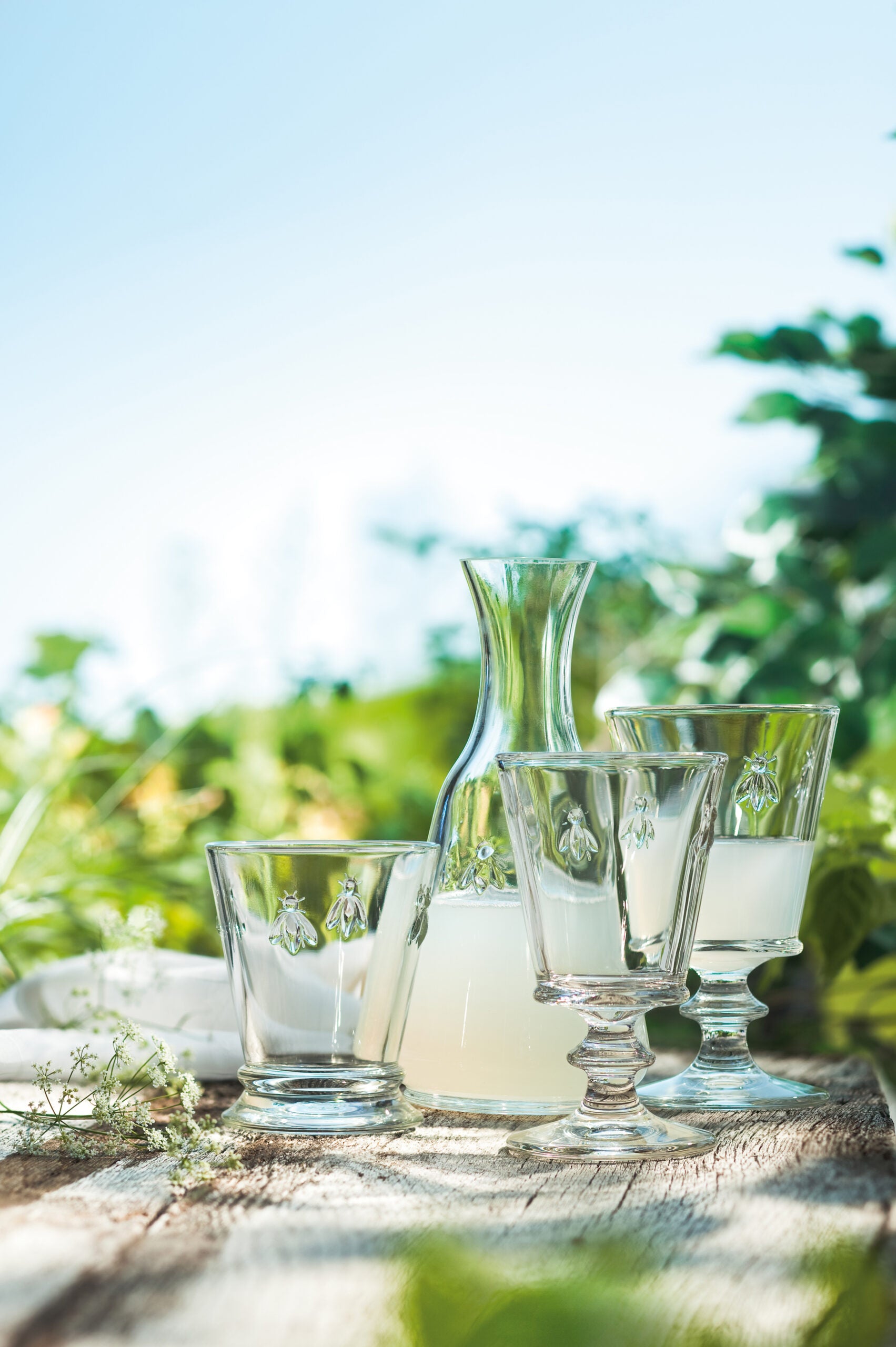 La Rochère Glas på fot Abeille 6 st
