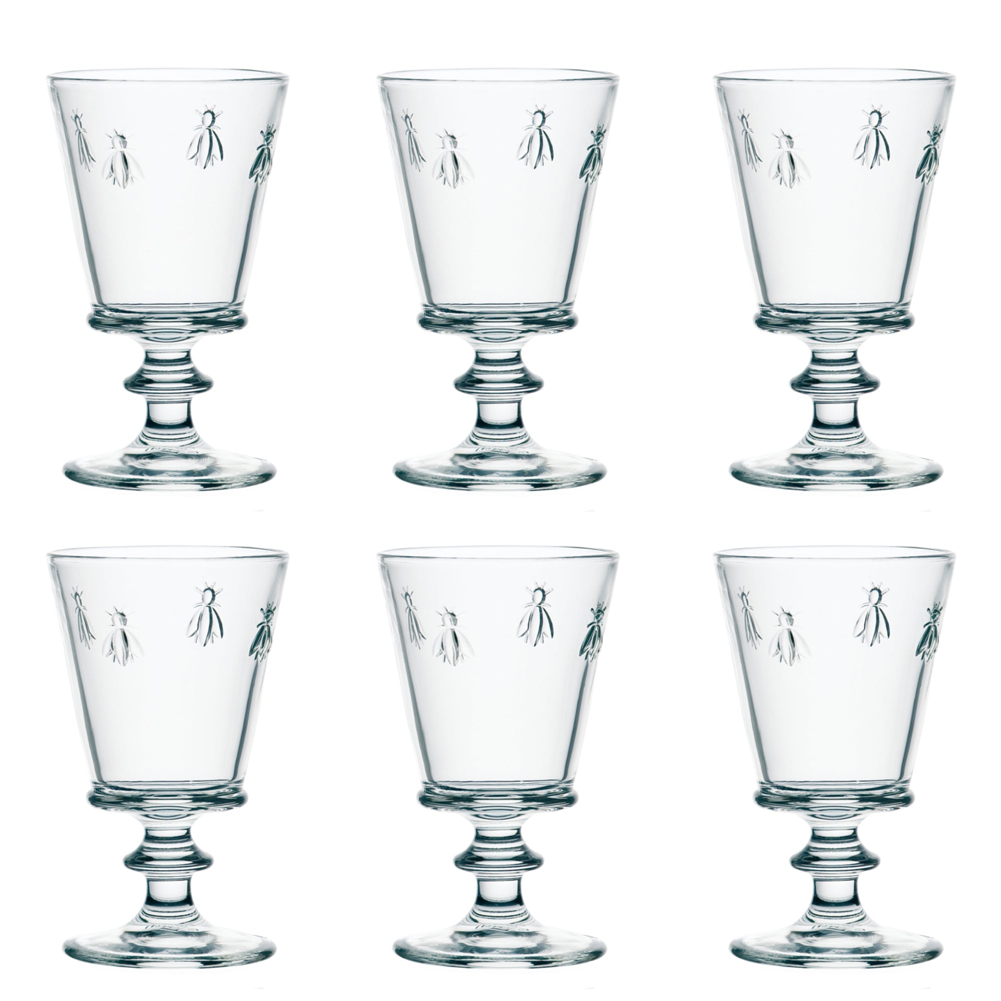 La Rochère Glas på fot Abeille 6 st