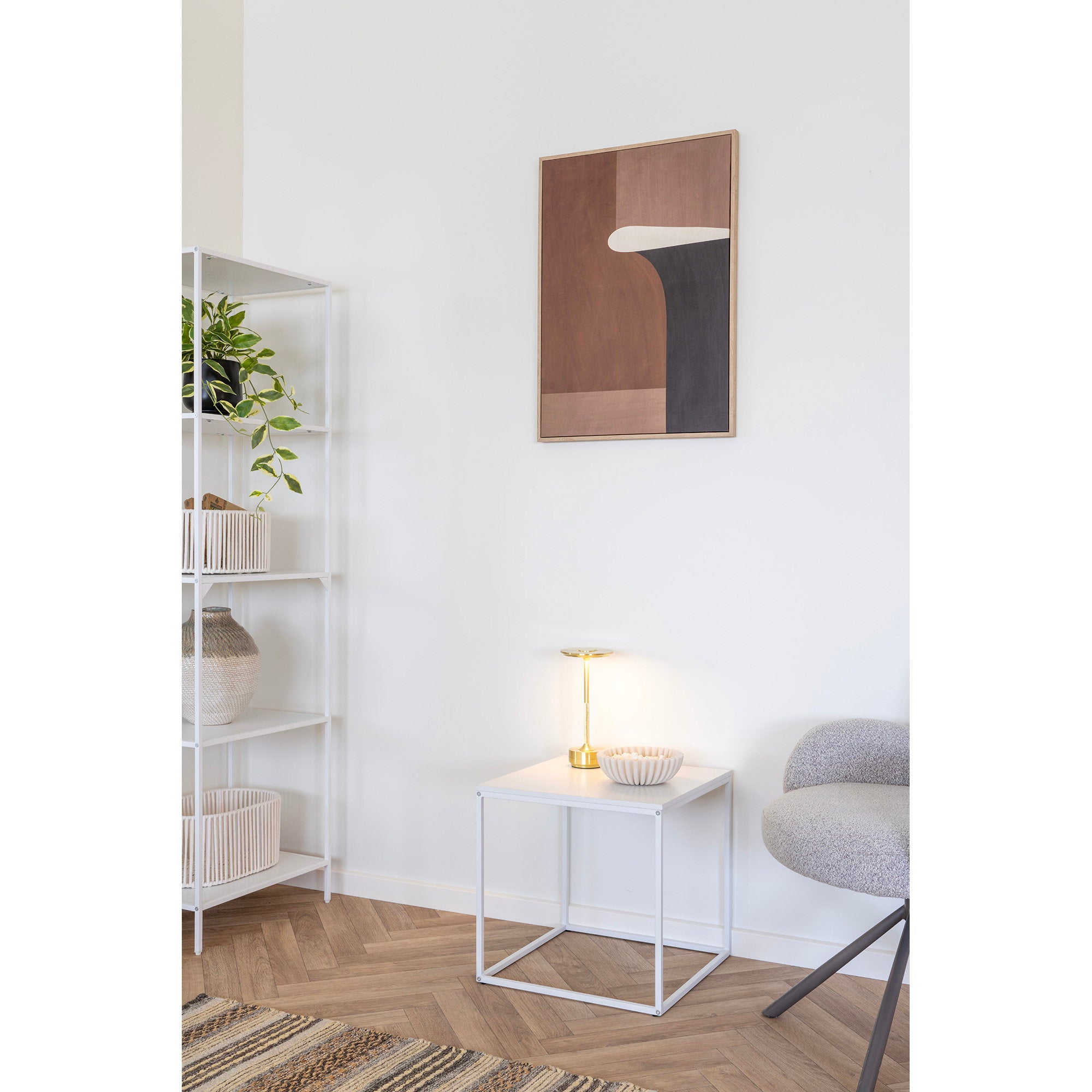 House Nordic Lyneham Bordslampa Brass