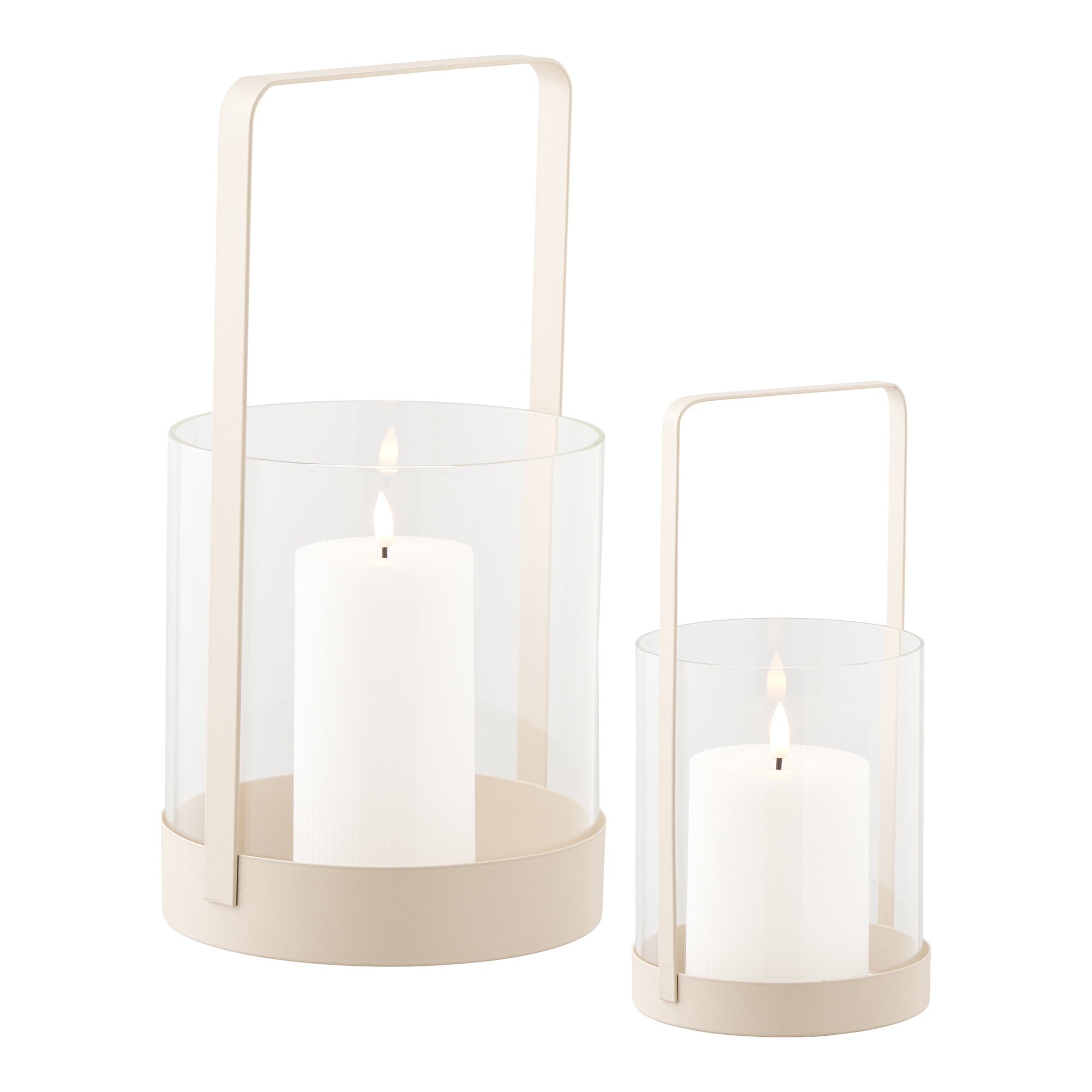 House Nordic Hurricane Ljusstake Beige