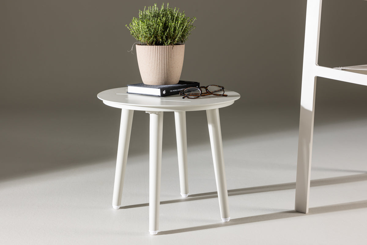 Venture Home Lina Sidobord ⌀40 Beige