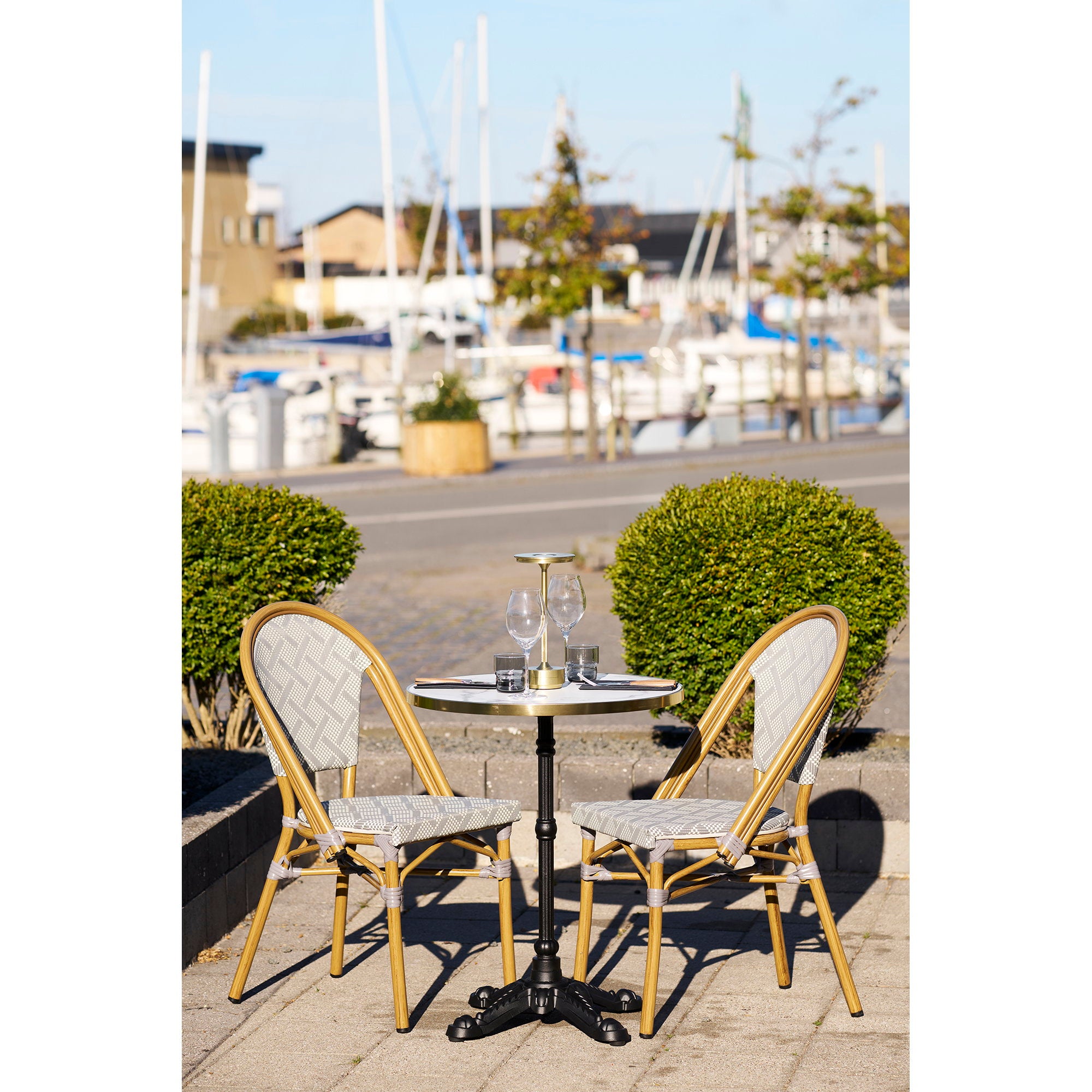 House Nordic Bistro Table Vit / Svart