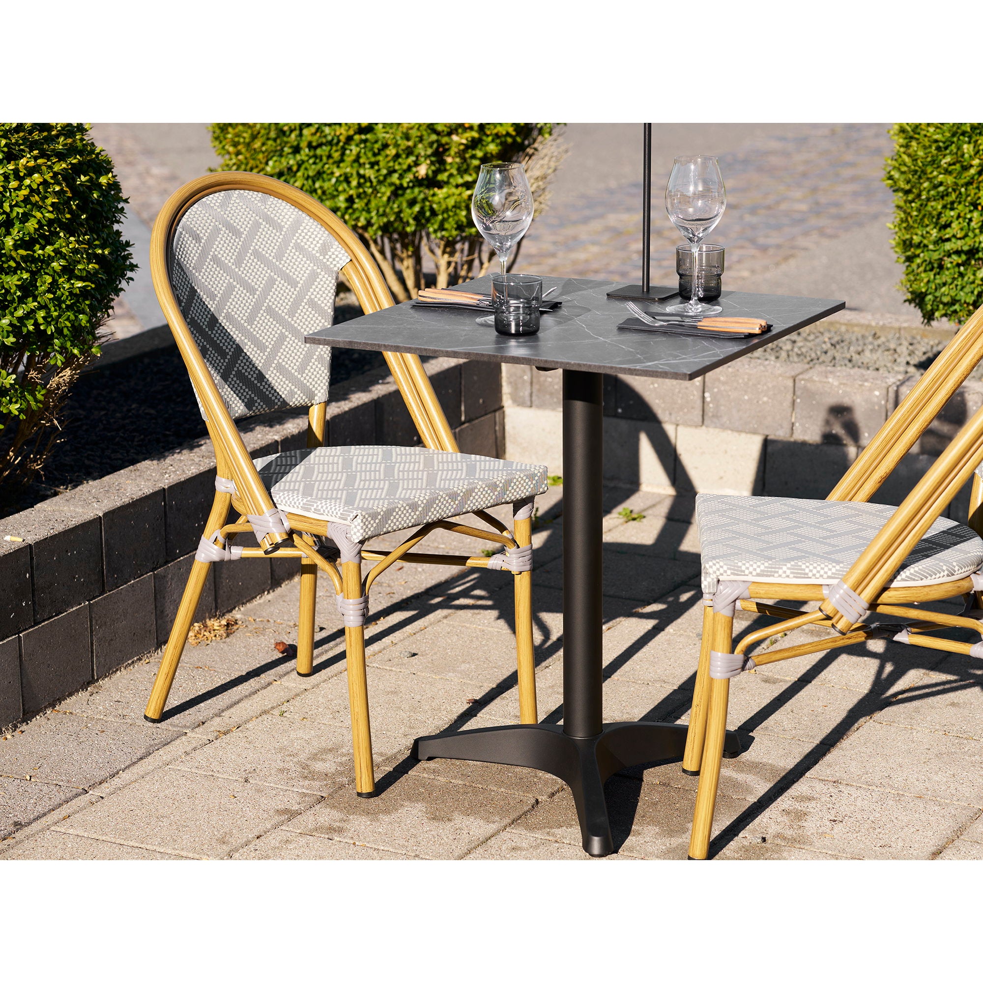 House Nordic Bistro Table Grå / Svart
