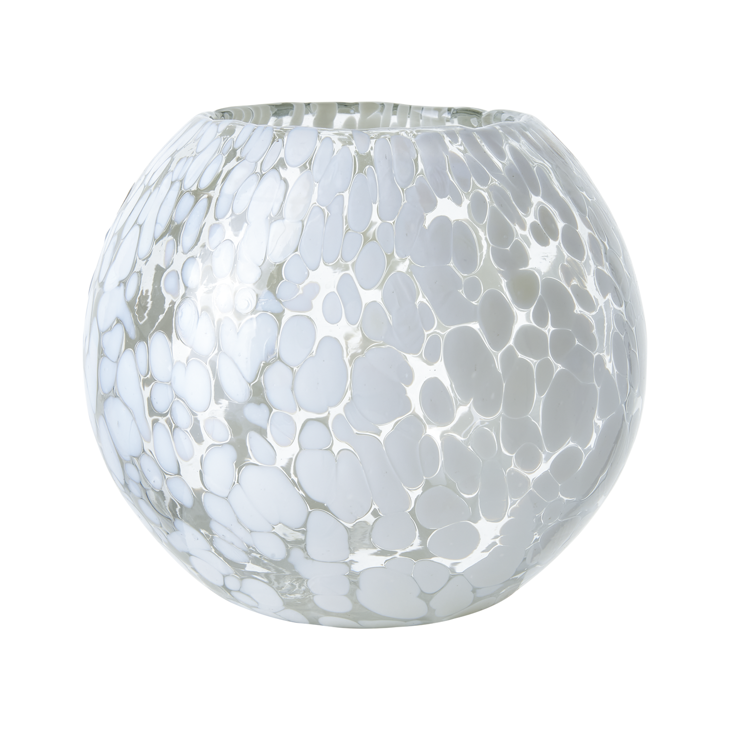 Affari Of Sweden PARTY Värmeljushållare L, Vit/isblå 6 pack