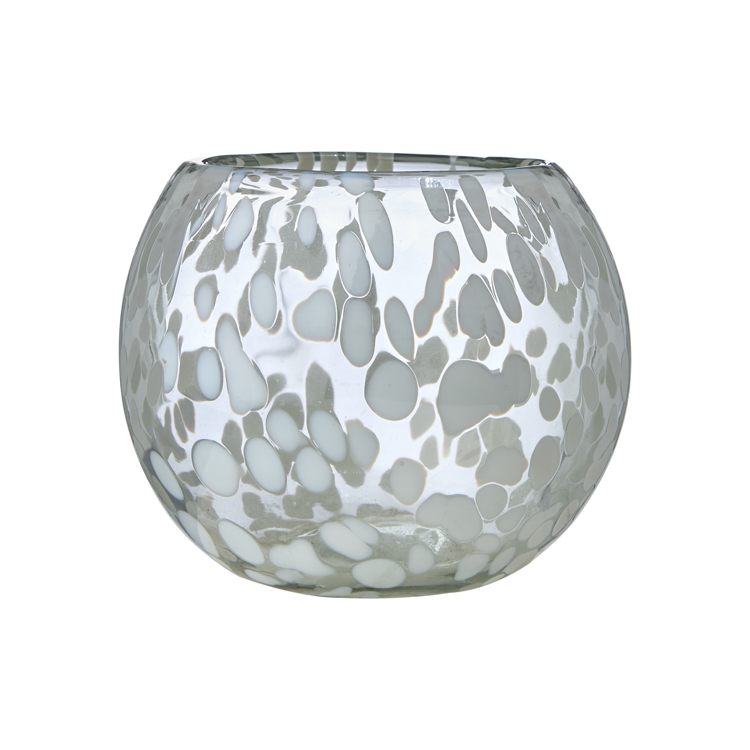 Affari Of Sweden PARTY Värmeljushållare M, Vit/isblå 6 pack