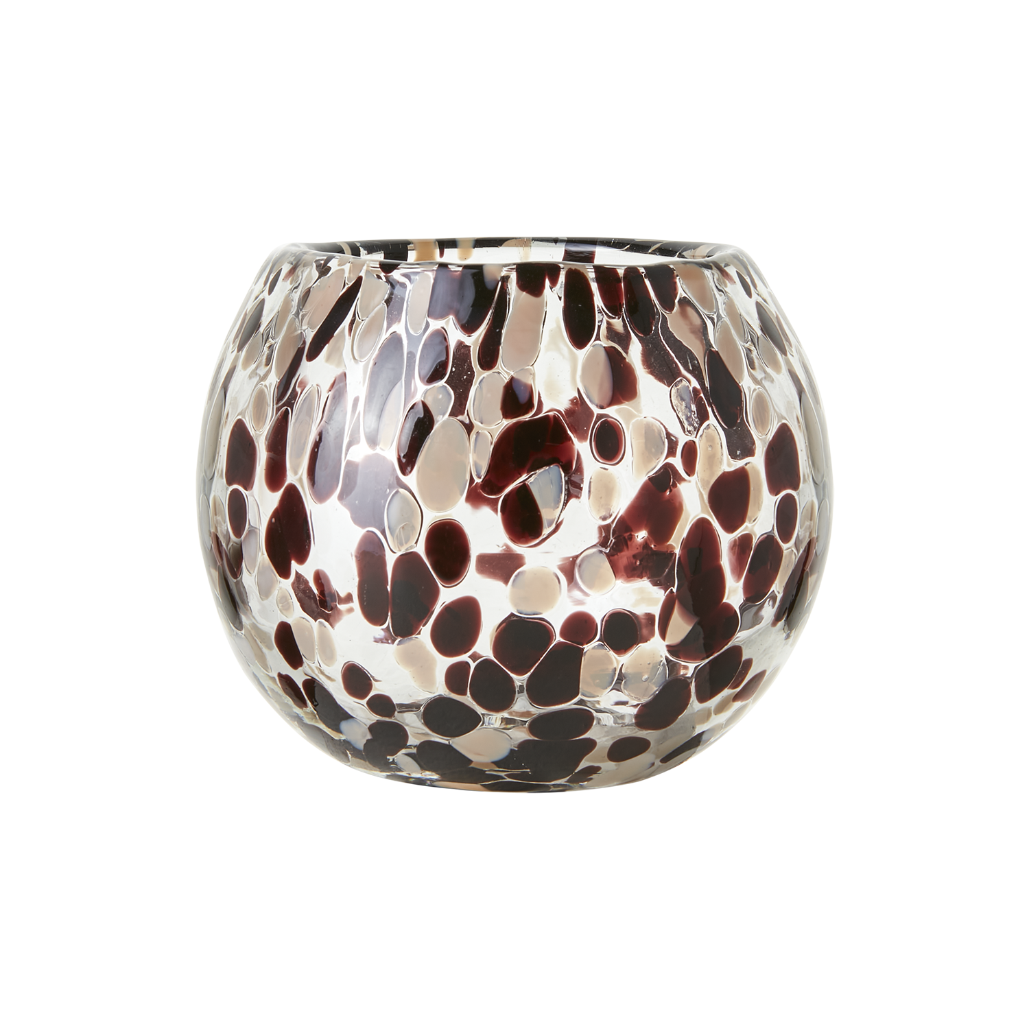 Affari Of Sweden PARTY Värmeljushållare M, 6 pack Brun/beige/svart