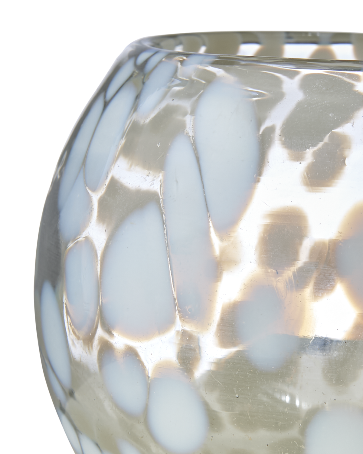 Affari Of Sweden PARTY Värmeljushållare S, Vit/isblå 6 pack