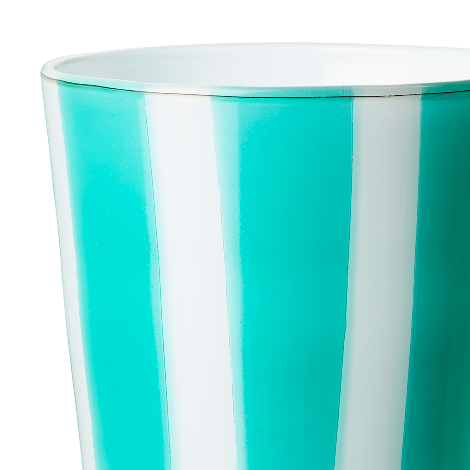 Affari Of Sweden CIRCUS Värmeljushållare M, Turkos/vit 6 pack