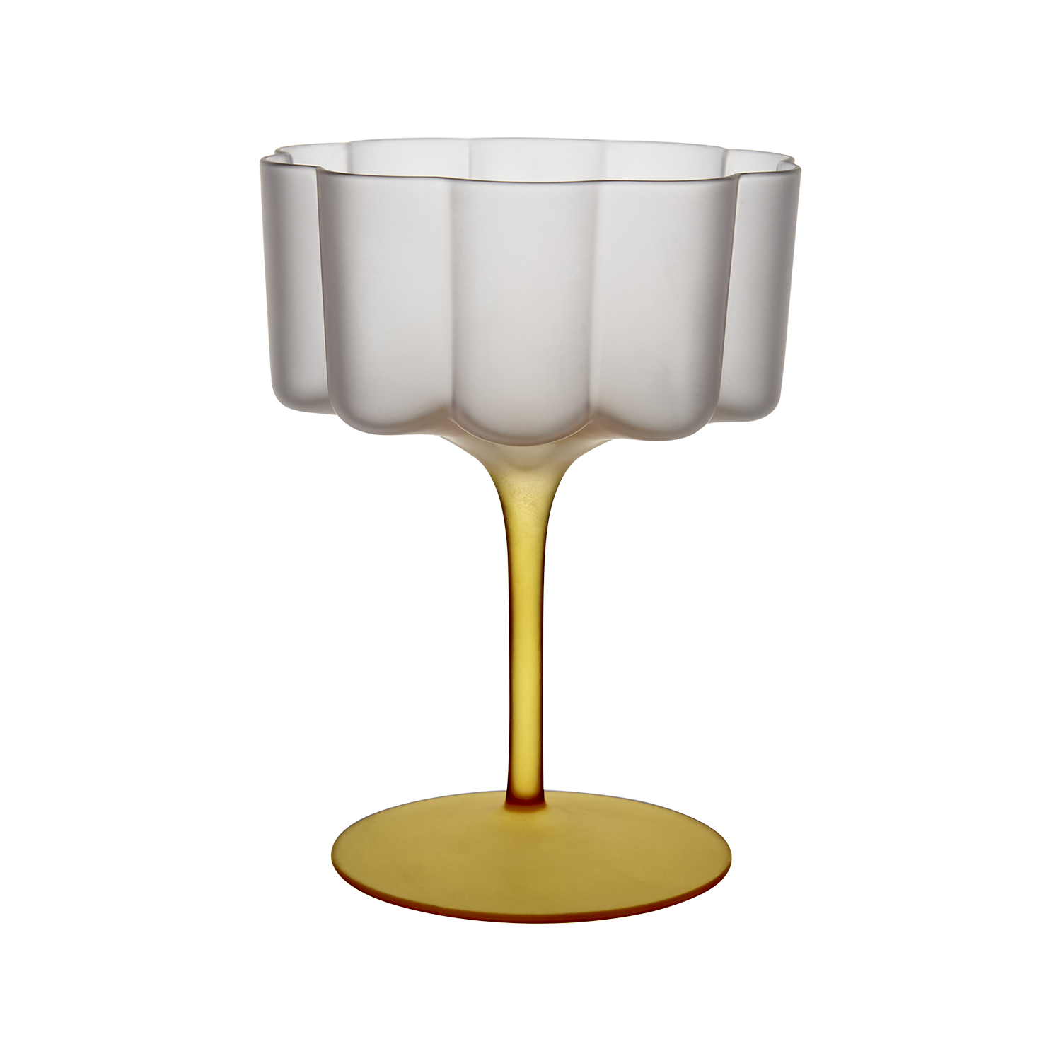 Affari Of Sweden LILLIE Cocktail/dessertglas, Gul 4 pack