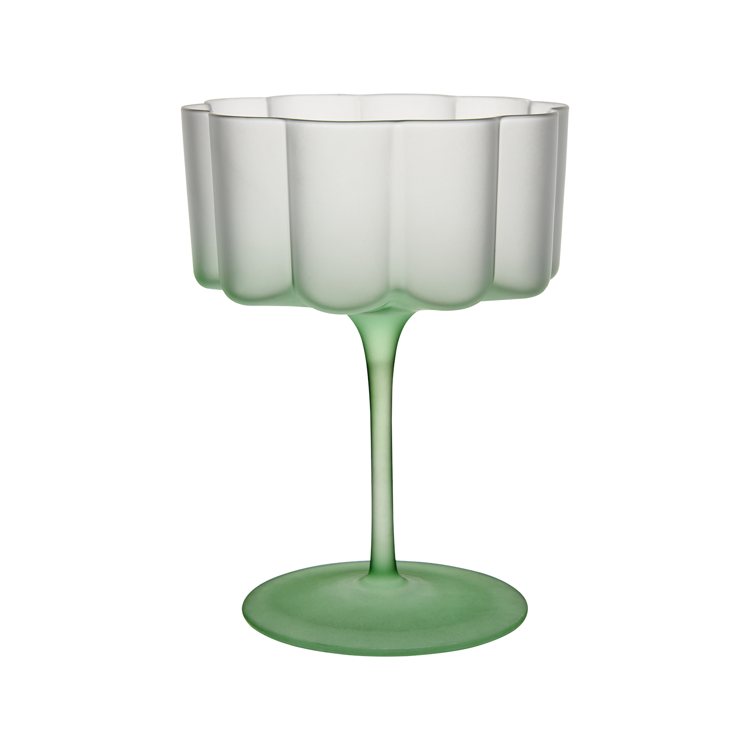 Affari Of Sweden LILLIE Cocktail/dessertglas, Grön 4 pack