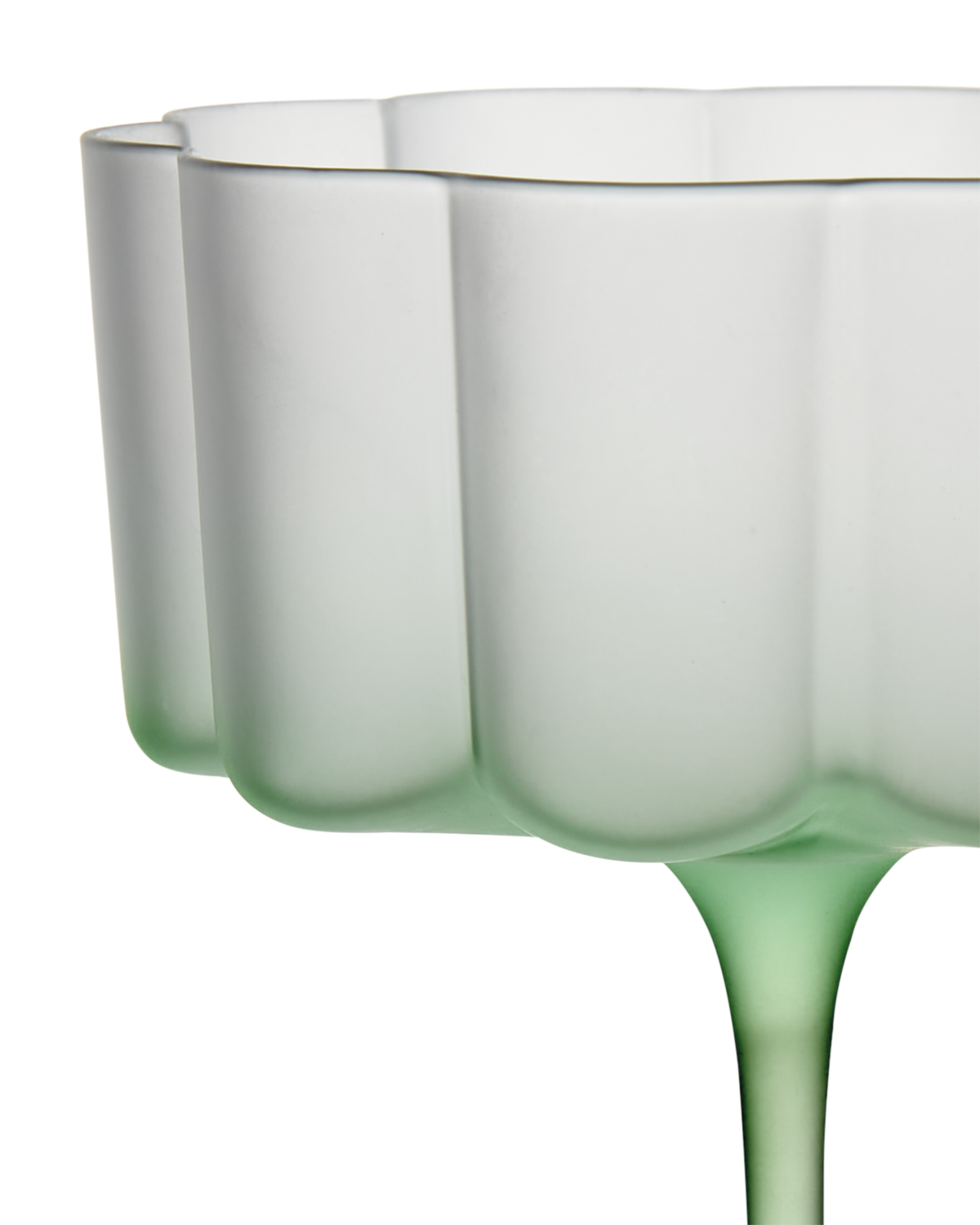 Affari Of Sweden LILLIE Cocktail/dessertglas, Grön 4 pack