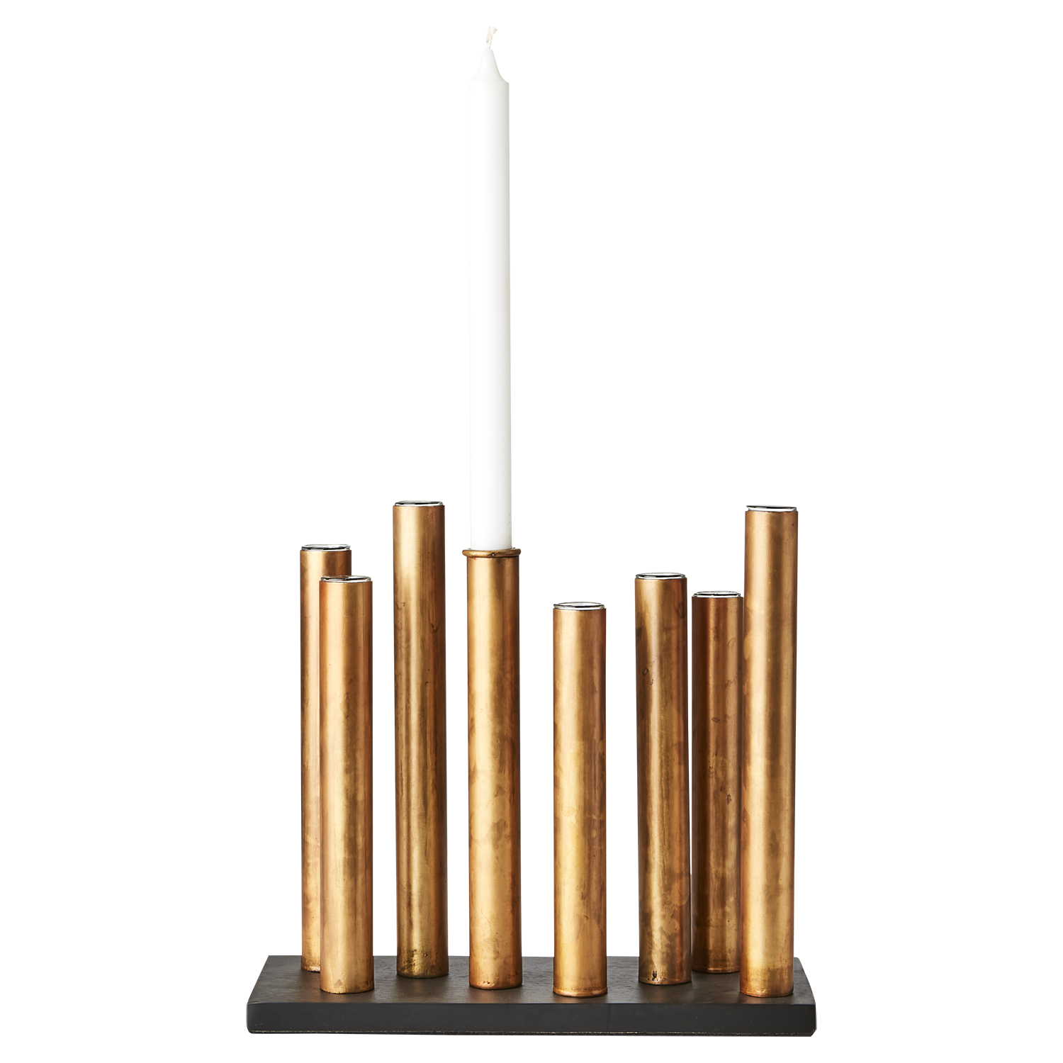 Affari Of Sweden PIPER Ljusstake/vas, Kopparfärgad/svart