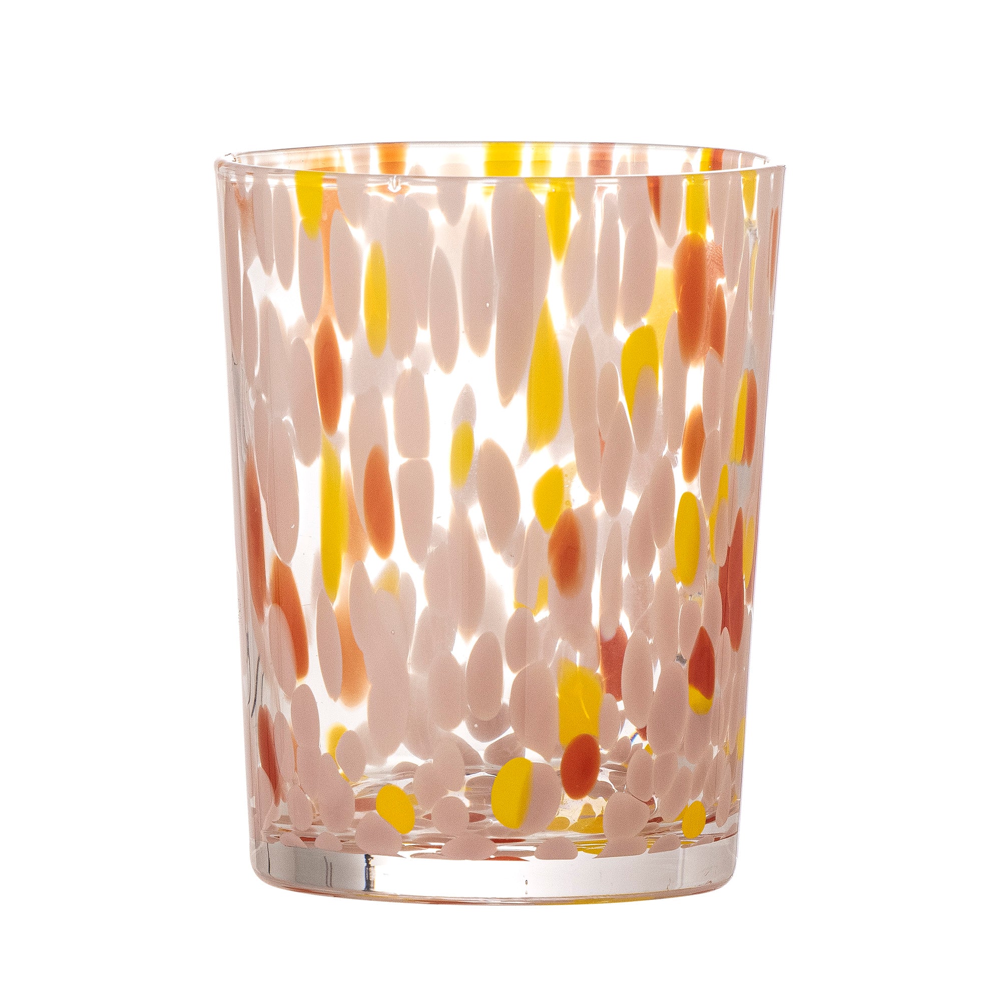 Bloomingville LILYA Dricksglas, Set om 4, Rosé, Glas