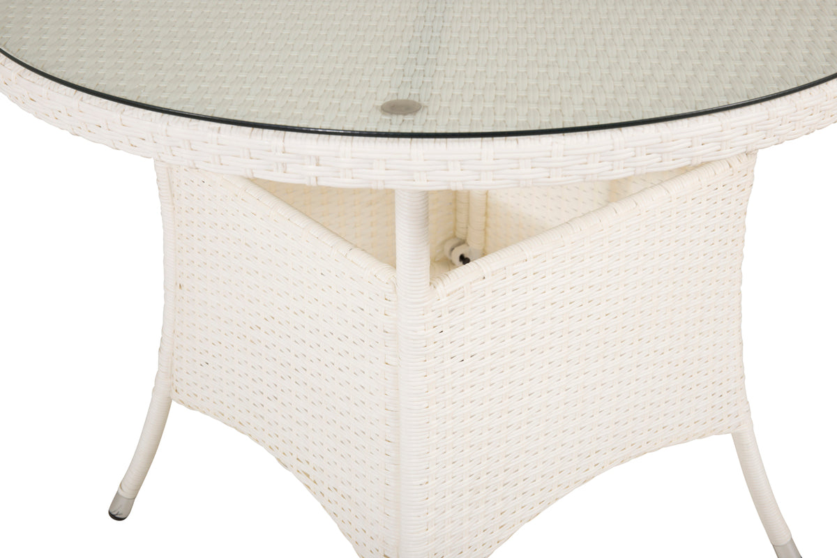 Venture Home Volta Runda Matbord ⌀90 Vit