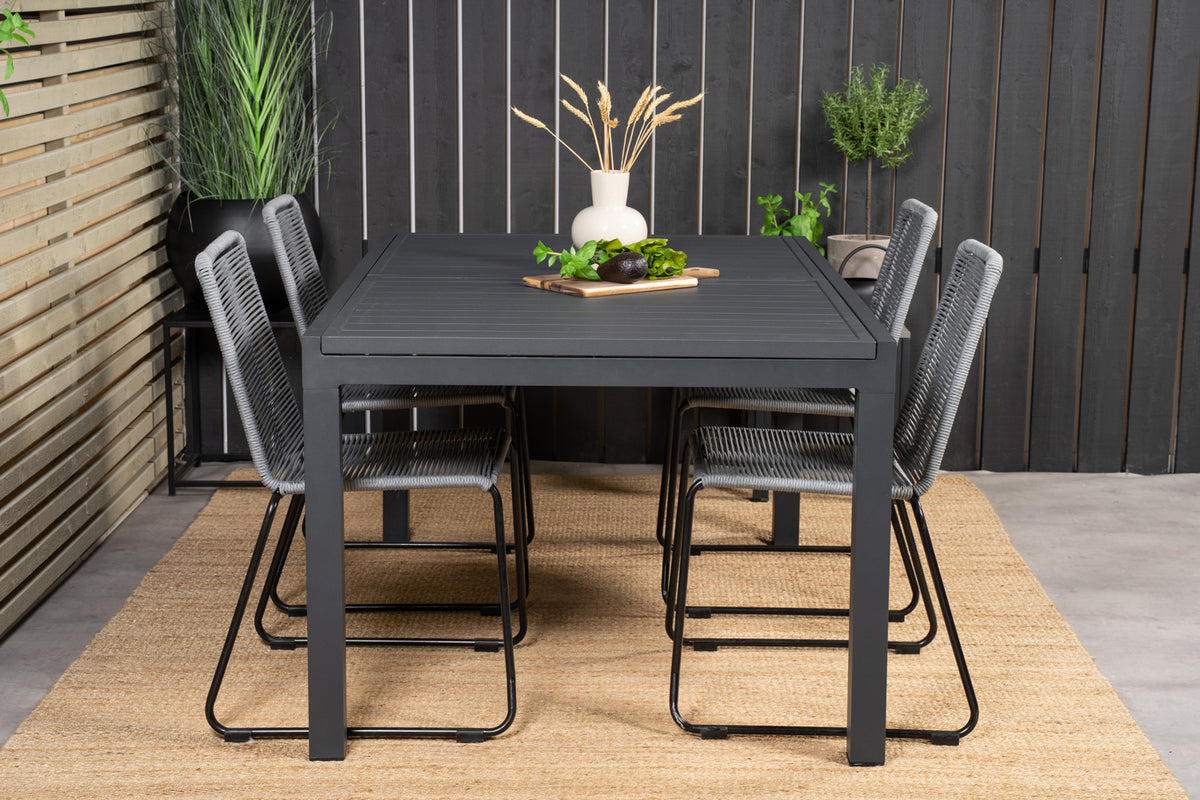 Venture Home Lindos Matstolar 2-pack Grå