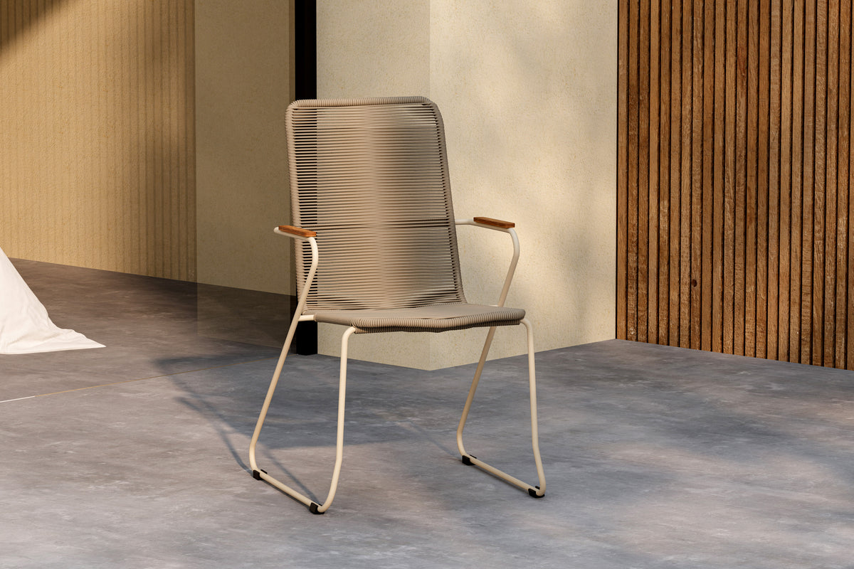 Venture Home Bois Matstolar Beige