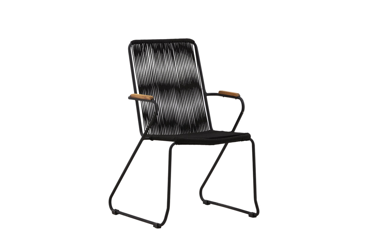 Venture Home Bois Matstolar Svart