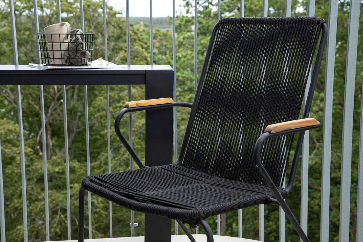 Venture Home Bois Matstolar Svart