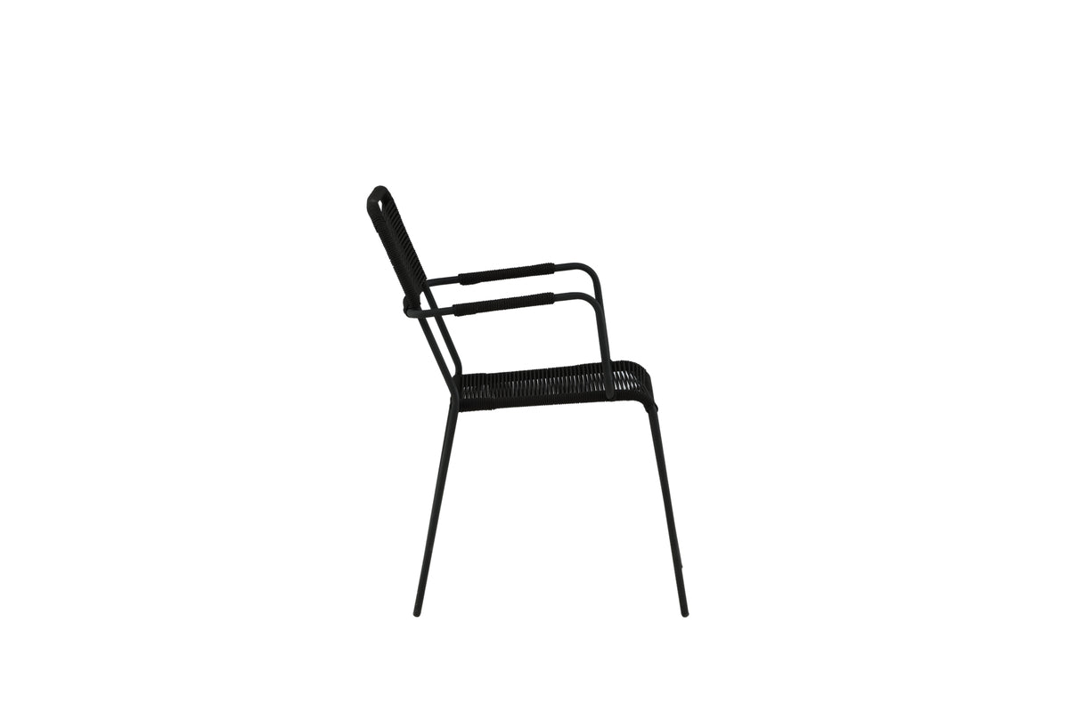 Venture Home Lindos Matstolar 2-pack Svart