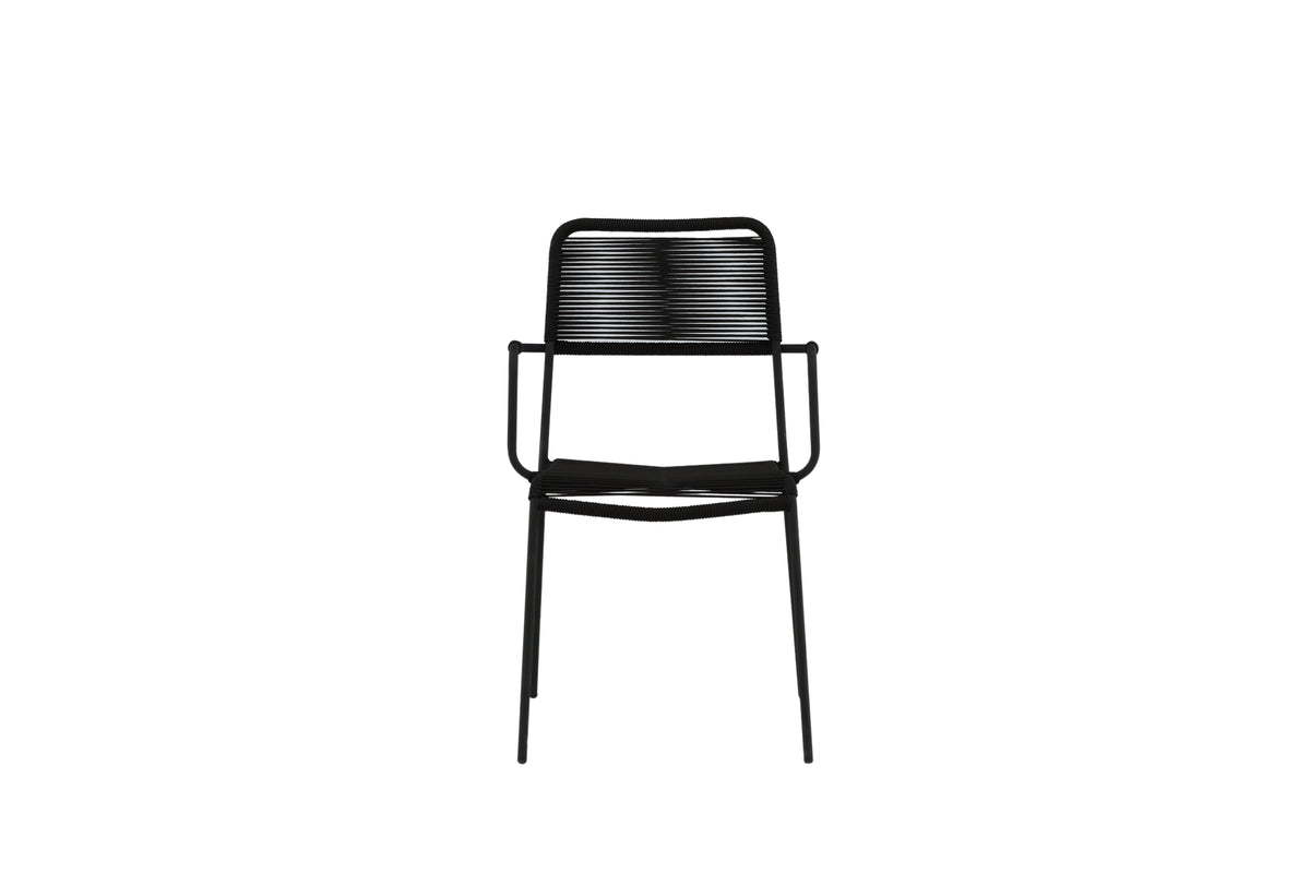 Venture Home Lindos Matstolar 2-pack Svart