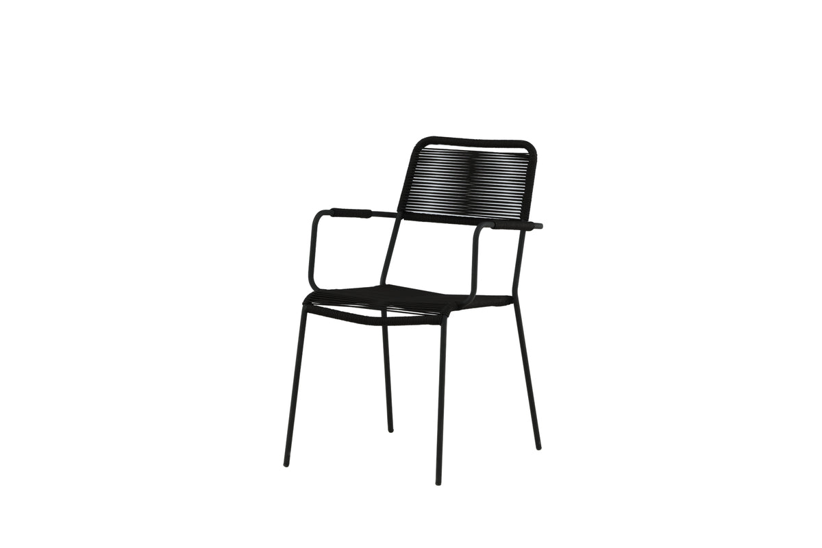Venture Home Lindos Matstolar 2-pack Svart