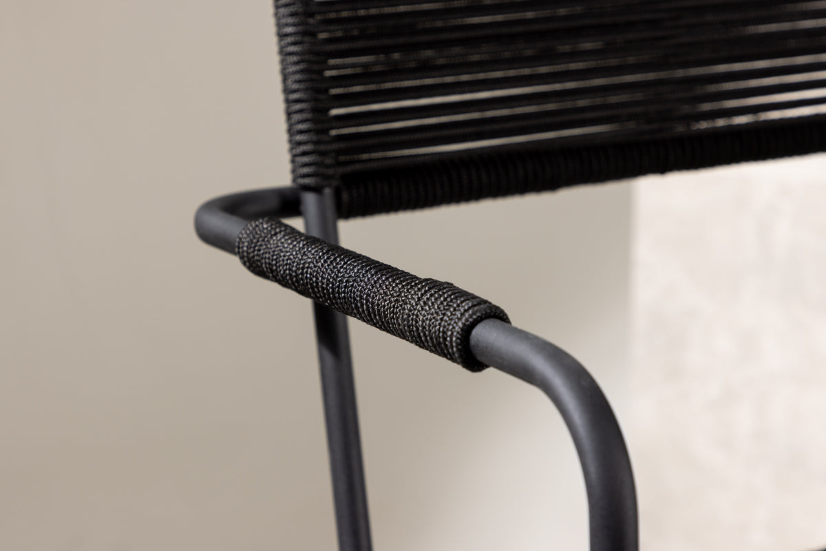 Venture Home Lindos Matstolar 2-pack Svart